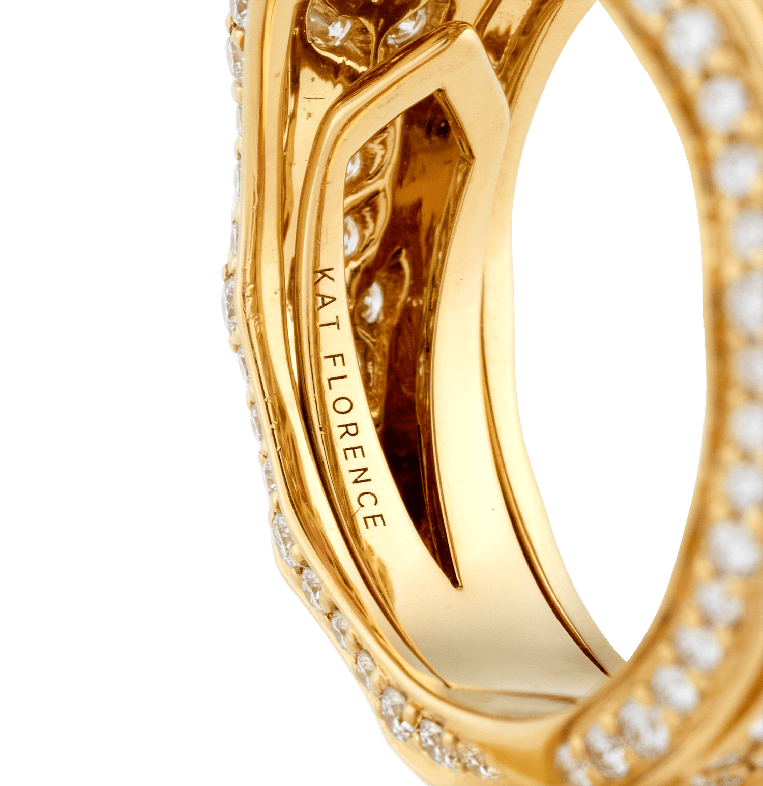 Kat Florence Neon Titanium Tourmaline Ring, 44.72 Carats