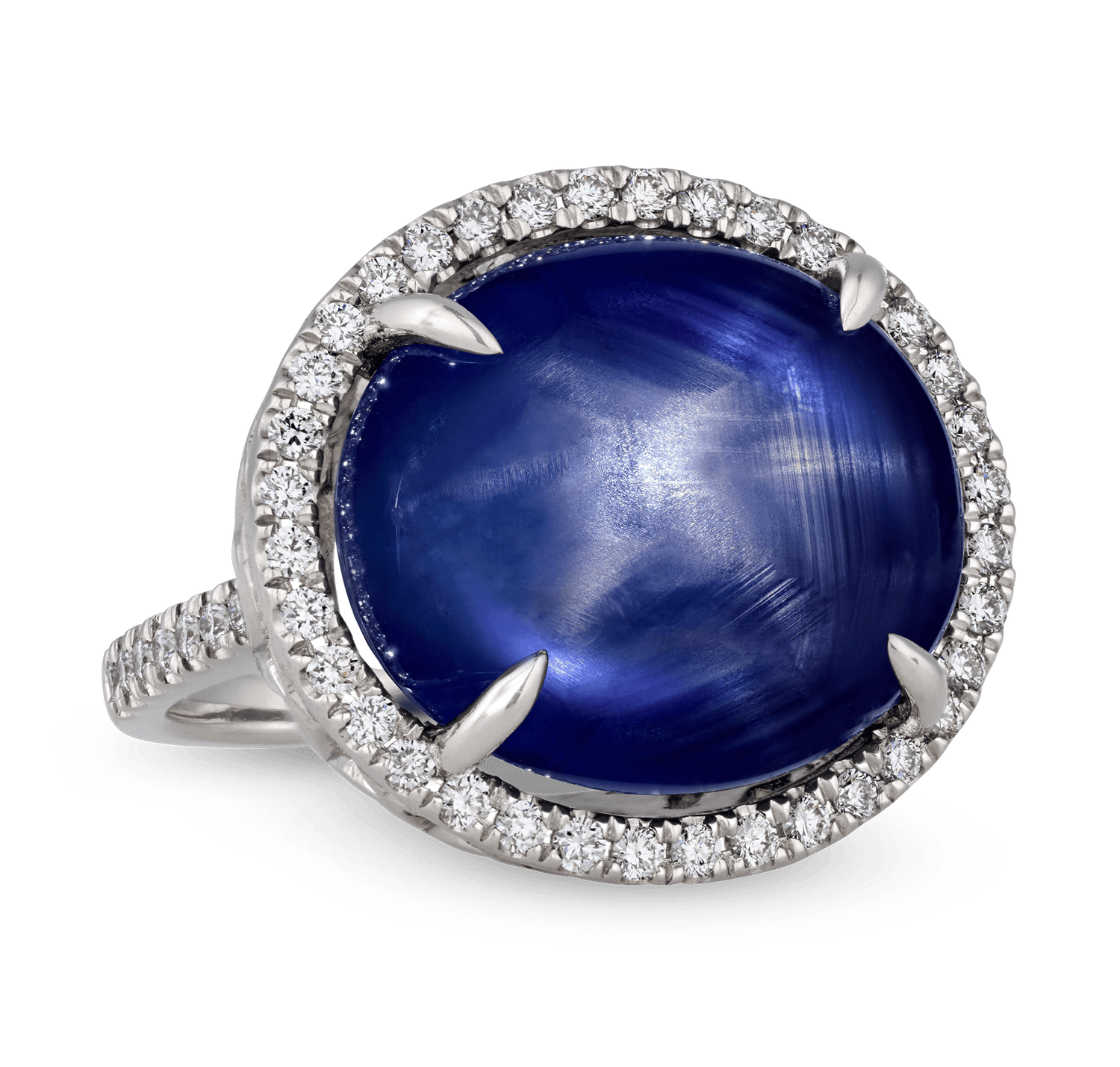 Ceylon Star Sapphire Ring, Untreated, 41.85 Carats