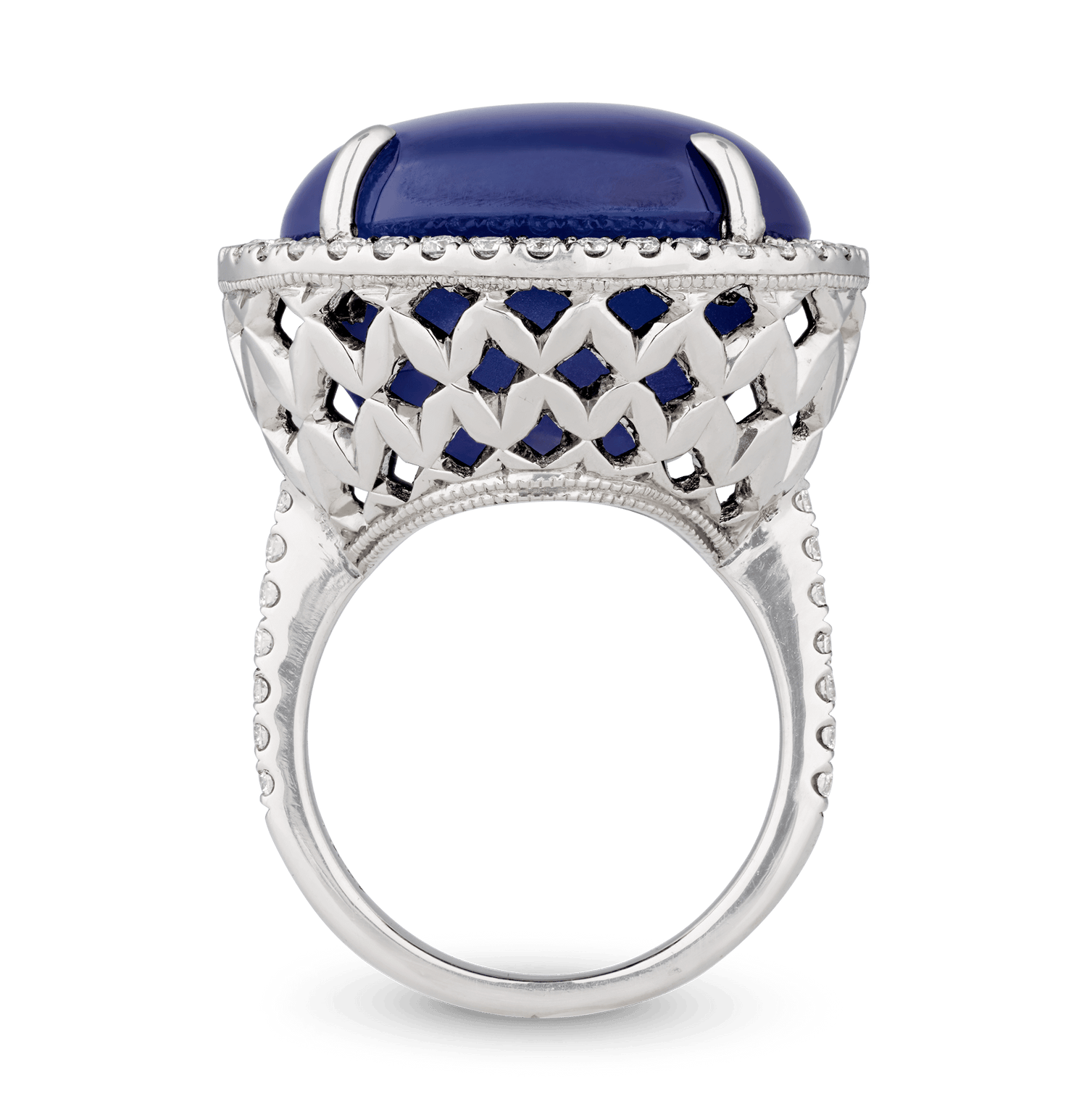 Ceylon Star Sapphire Ring, Untreated, 41.85 Carats