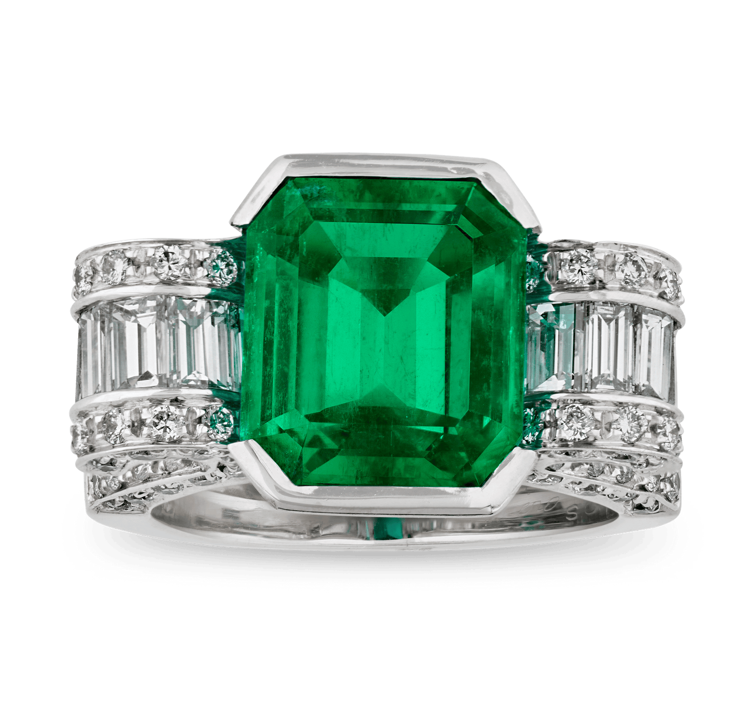 Colombian Emerald Ring, 5.37 Carats