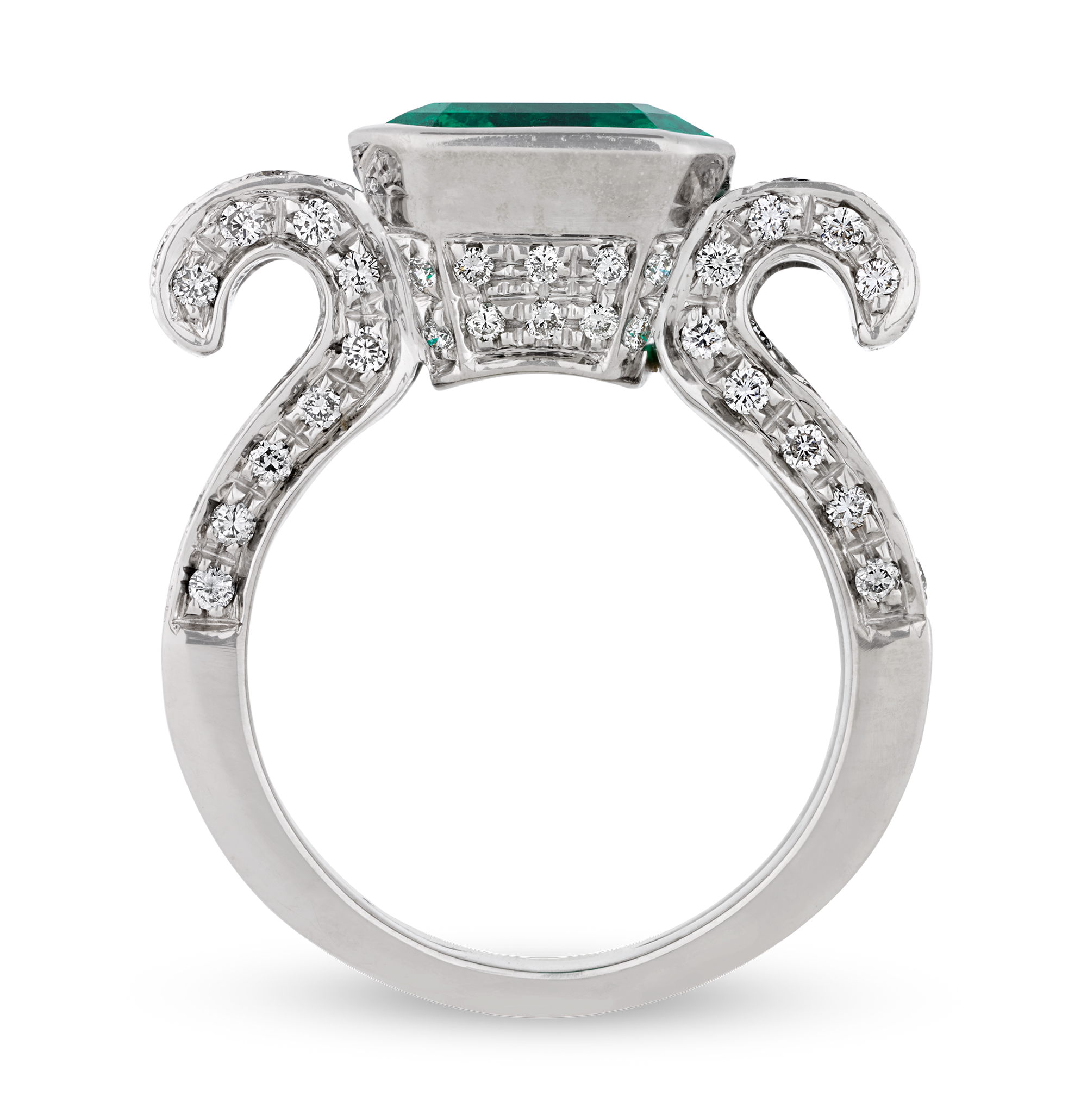 Colombian Emerald Ring, 5.37 Carats