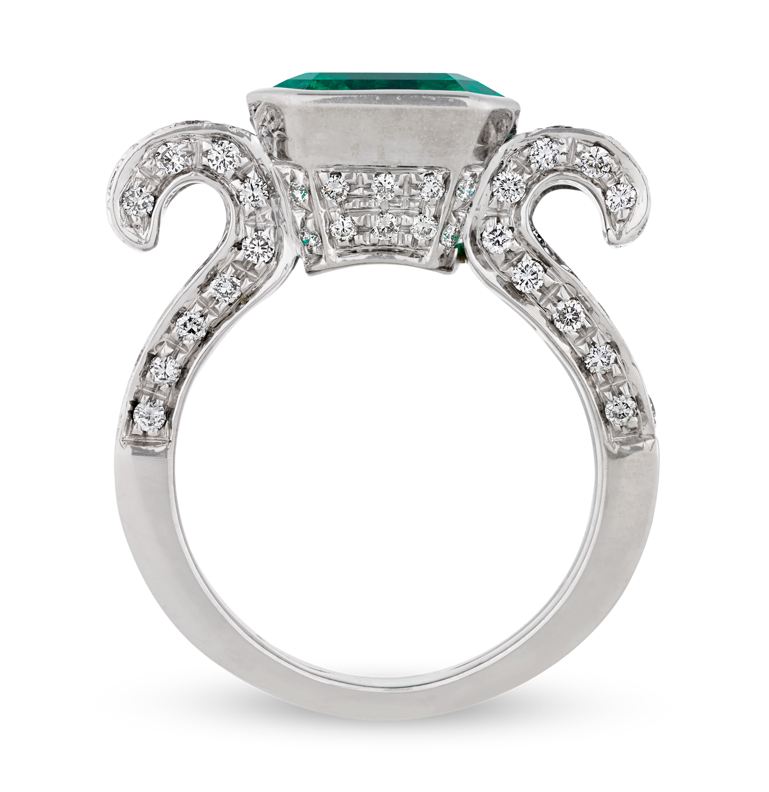 Colombian Emerald Ring, 5.37 Carats