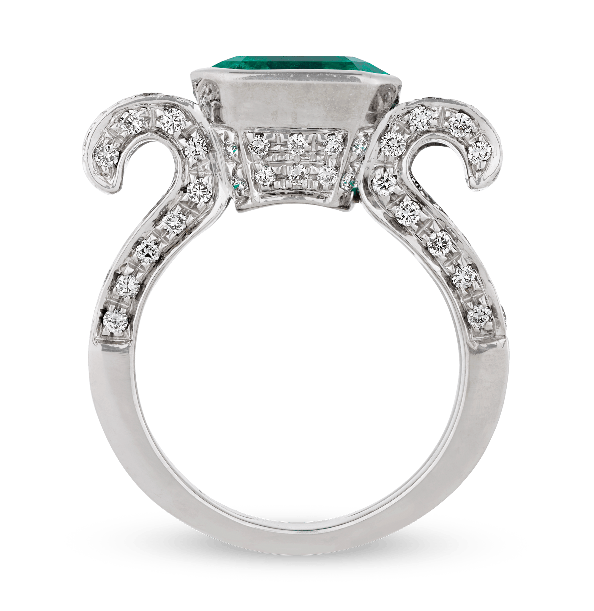 Colombian Emerald Ring, 5.37 Carats