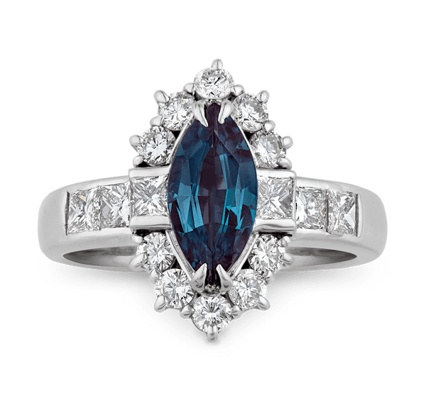 Brazilian Alexandrite Ring, 1.24 Carats