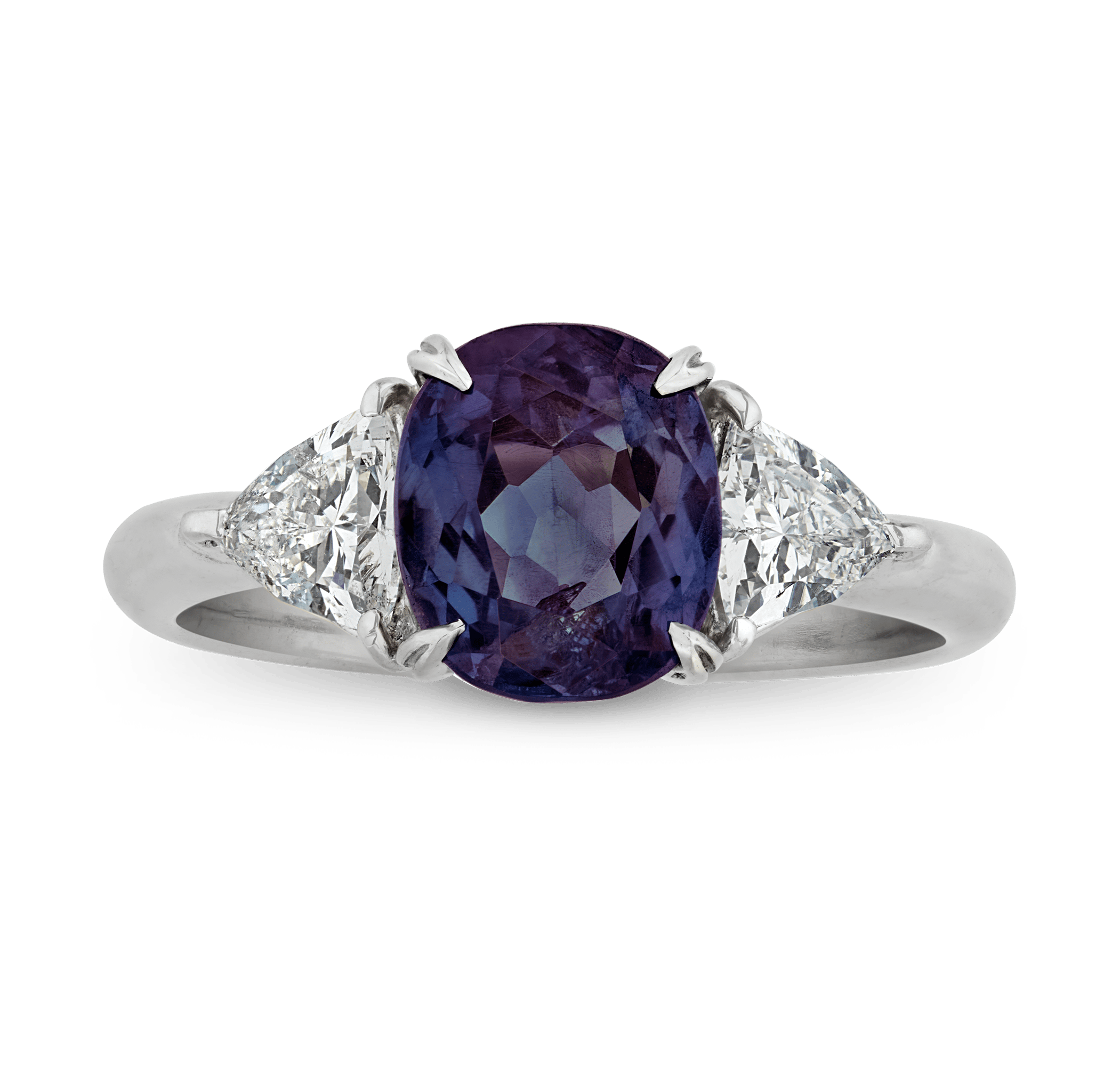 Brazilian Alexandrite Ring, Untreated, 2.35 Carats
