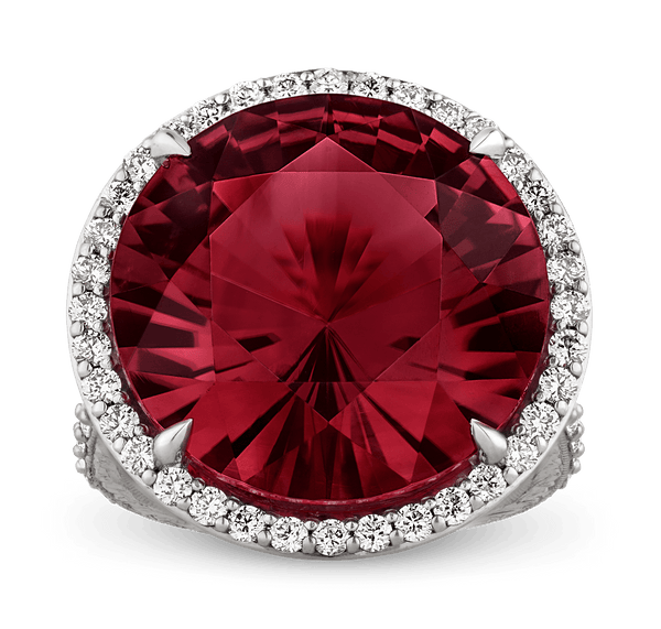 Rubellite Tourmaline Ring, 19.26 Carats
