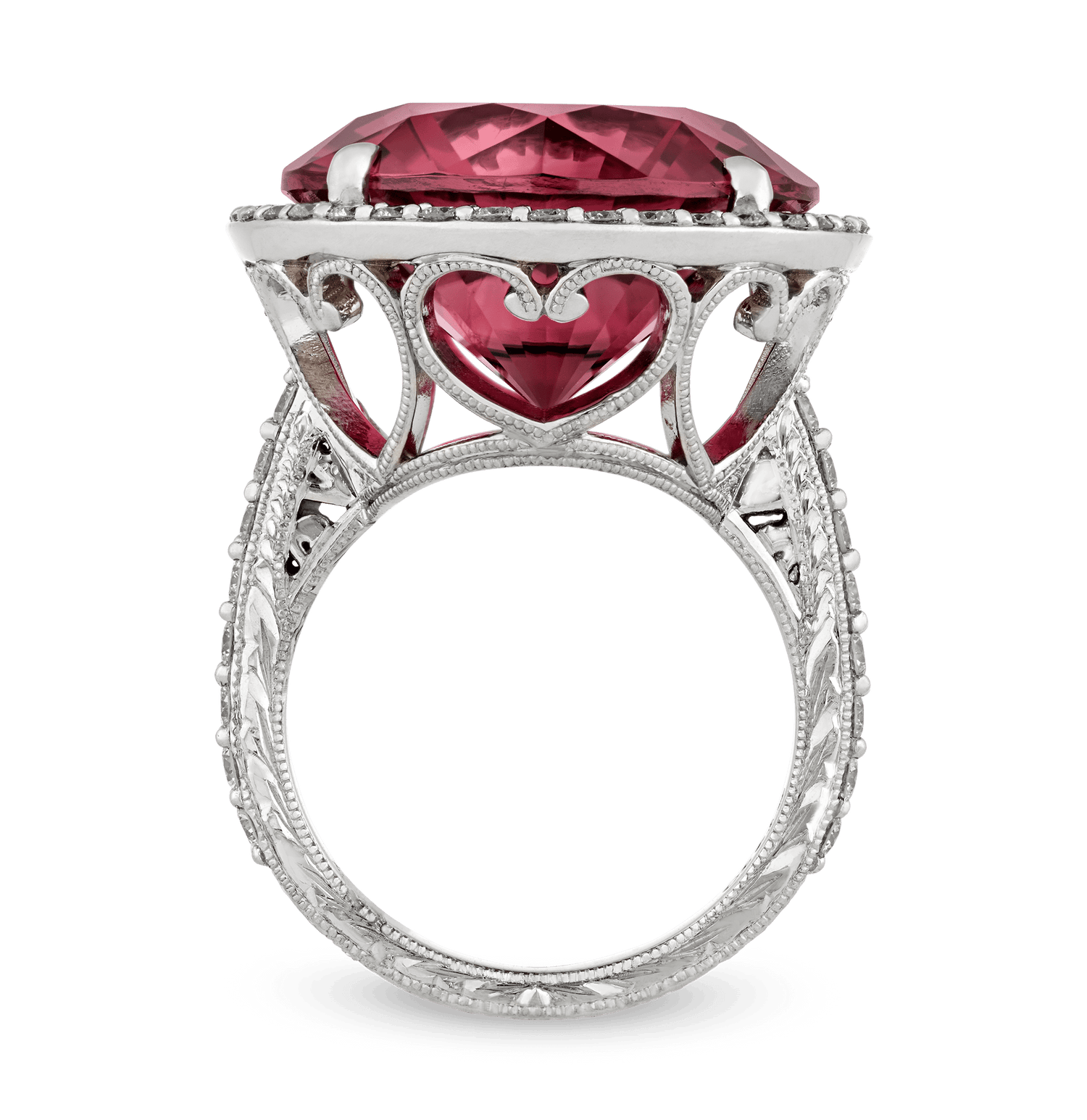 Rubellite Tourmaline Ring, 19.26 Carats