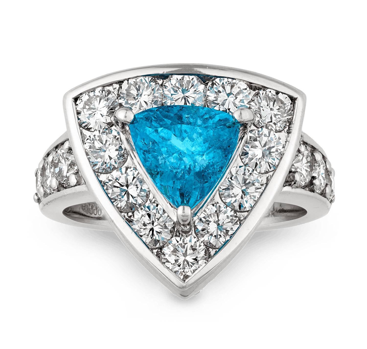 Brazilian Paraiba Ring, 1.37 Carats
