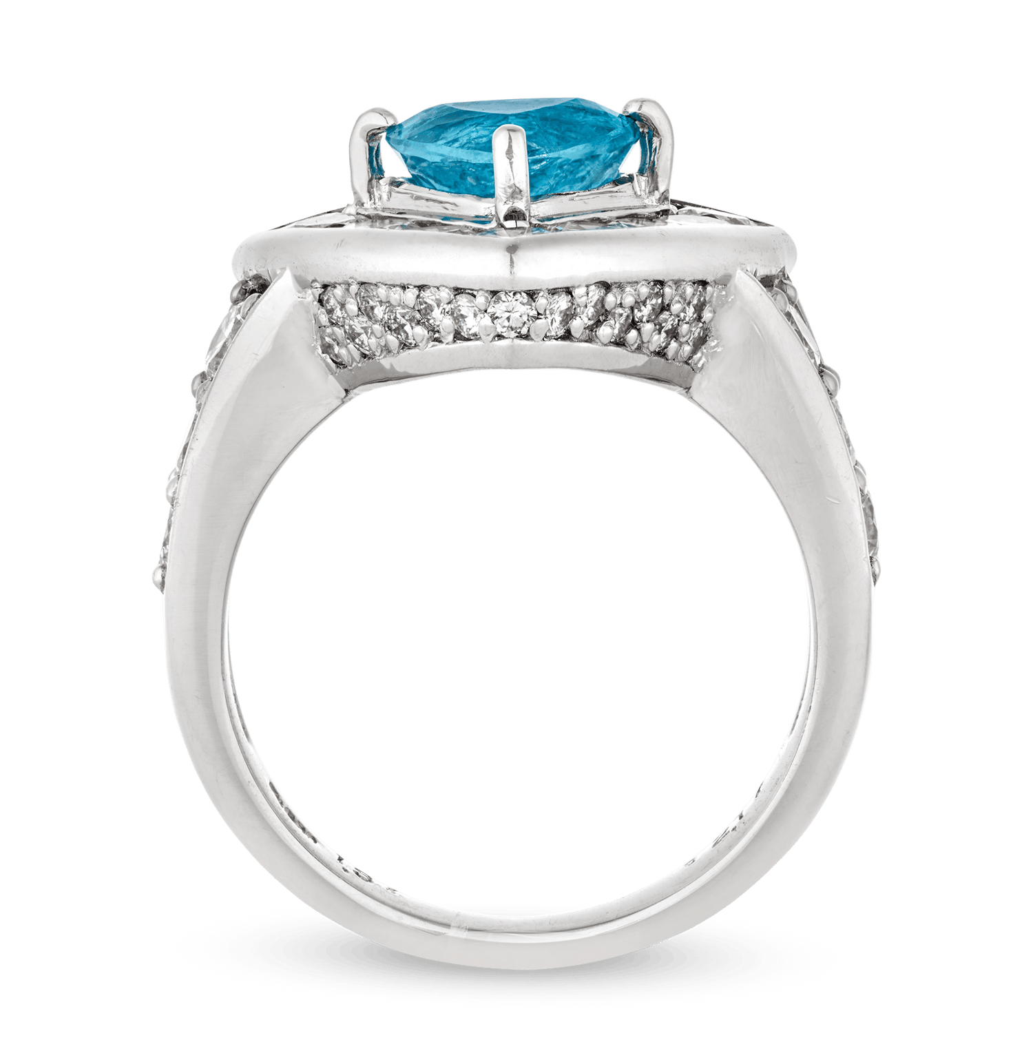 Brazilian Paraiba Ring, 1.37 Carats