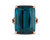 Indicolite Tourmaline Ring, 31.93 Carats