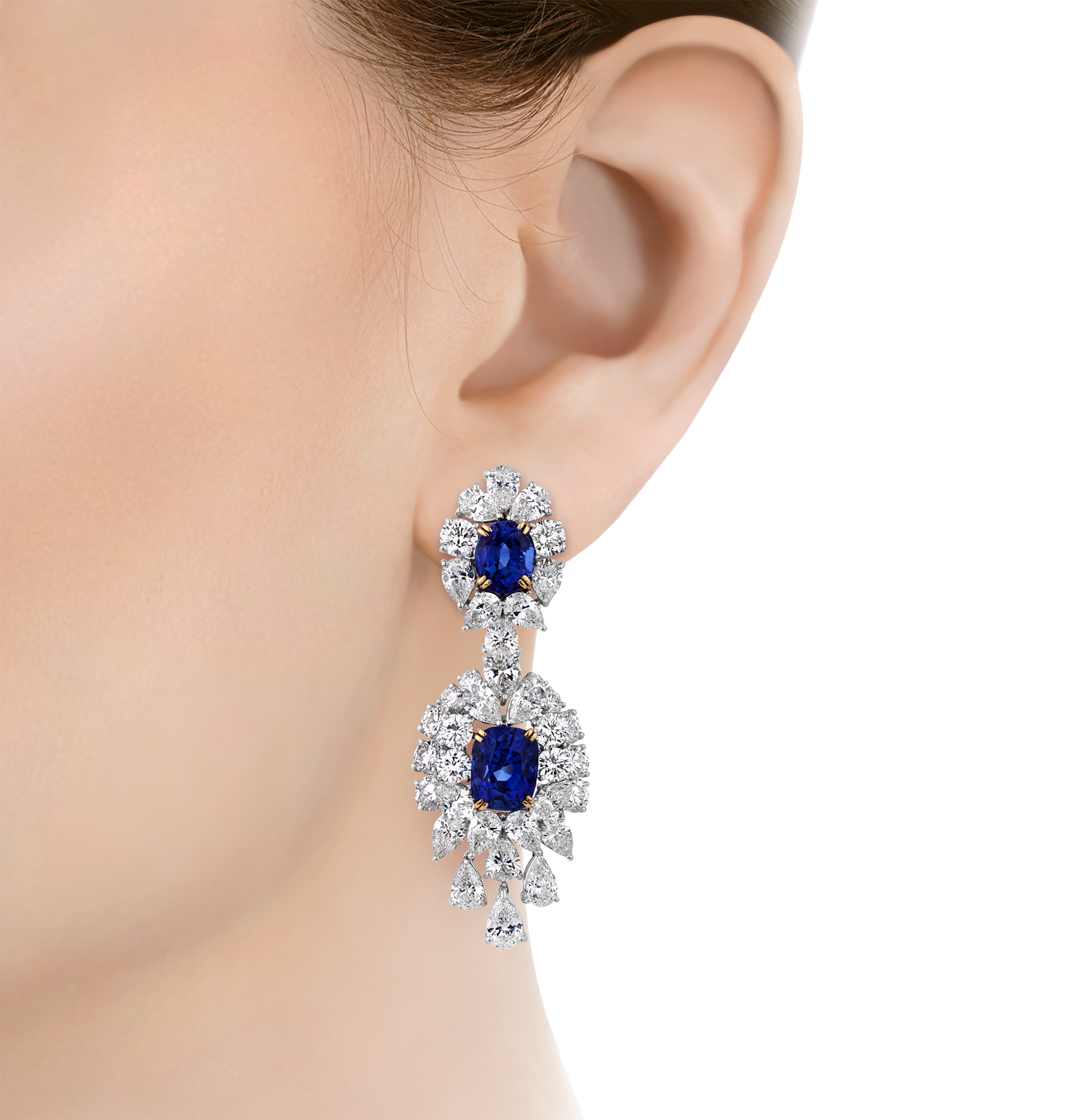 Untreated Sapphire and Diamond Suite, 242.25 Carats