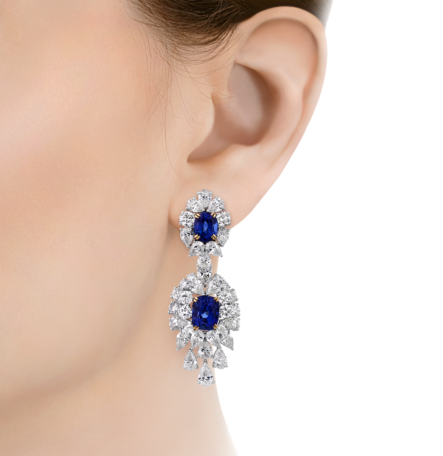 Untreated Sapphire and Diamond Suite, 242.25 Carats