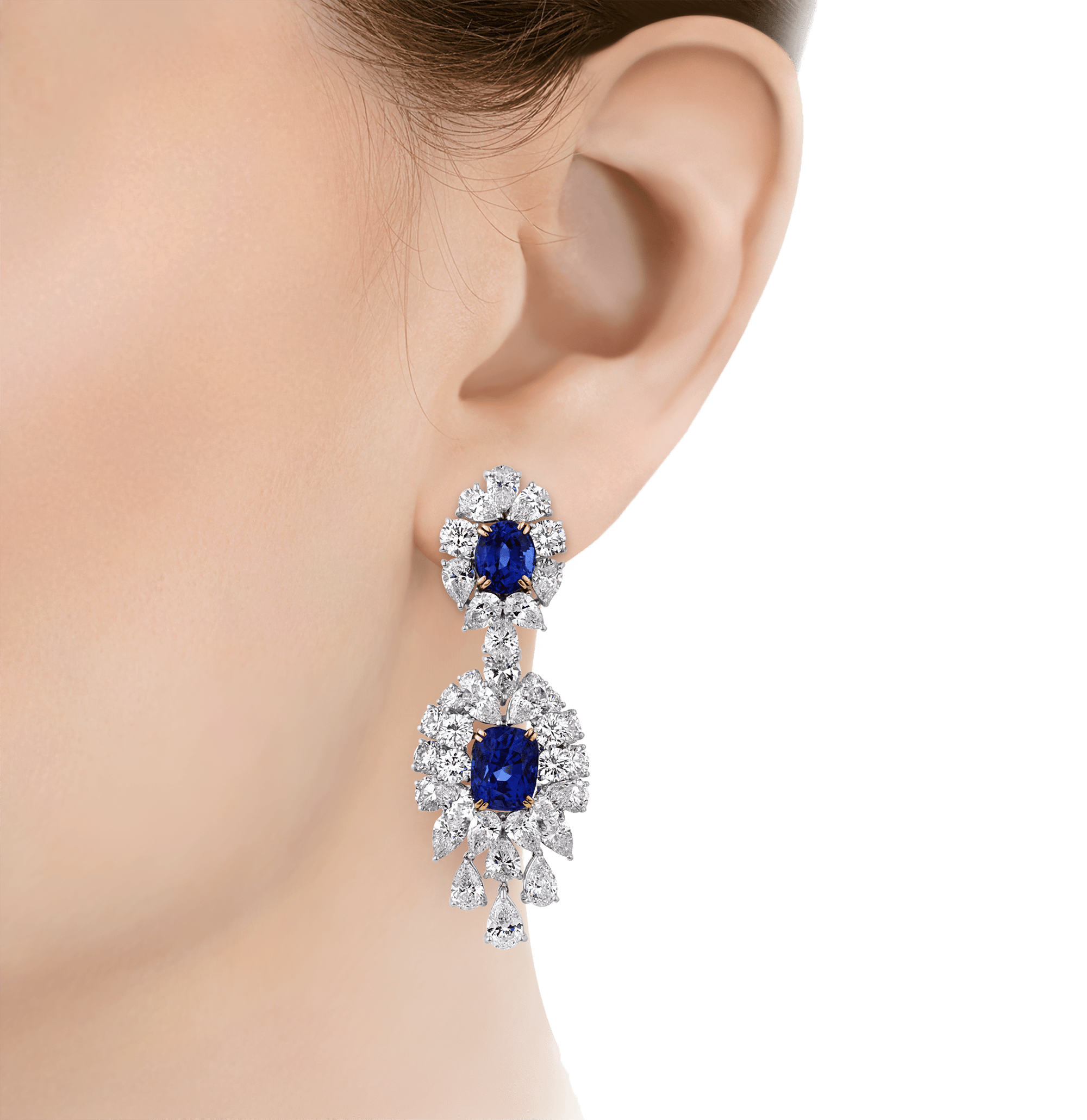 Untreated Sapphire and Diamond Suite, 242.25 Carats