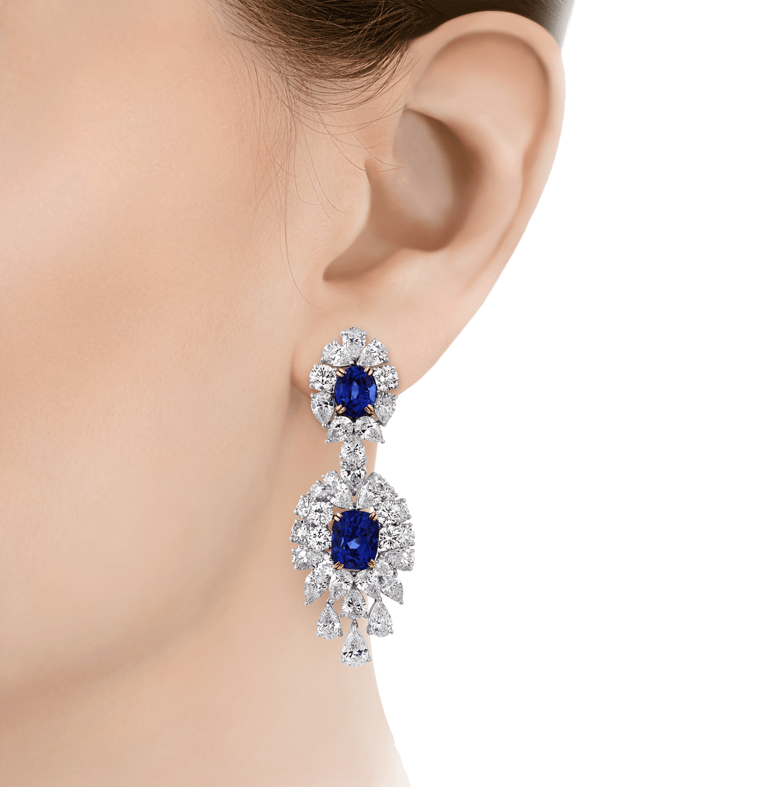 Untreated Sapphire and Diamond Suite, 242.25 Carats