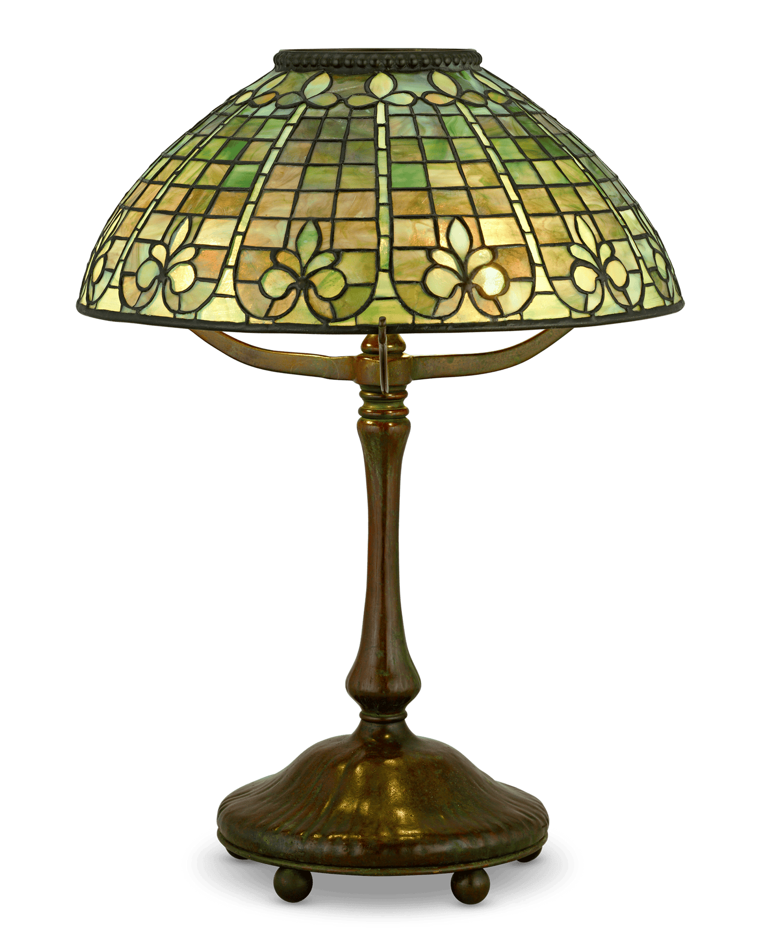Tiffany Studios Fleur-de-Lis Lamp