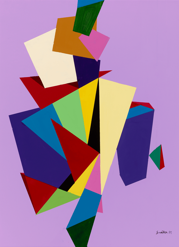 Purple Abstract by Frank Sinatra