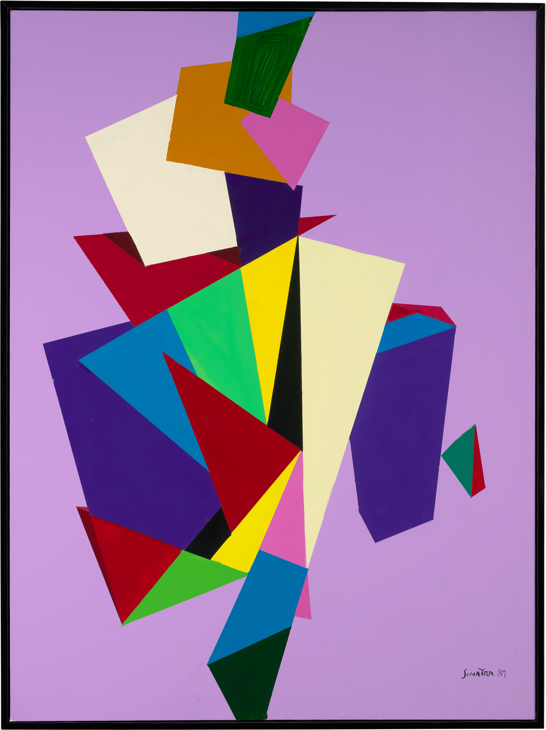 Purple Abstract by Frank Sinatra