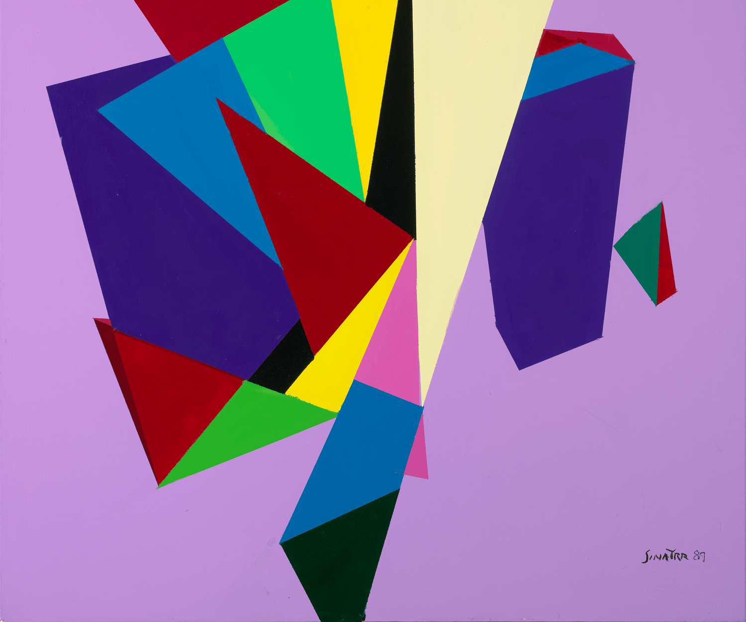 Purple Abstract by Frank Sinatra