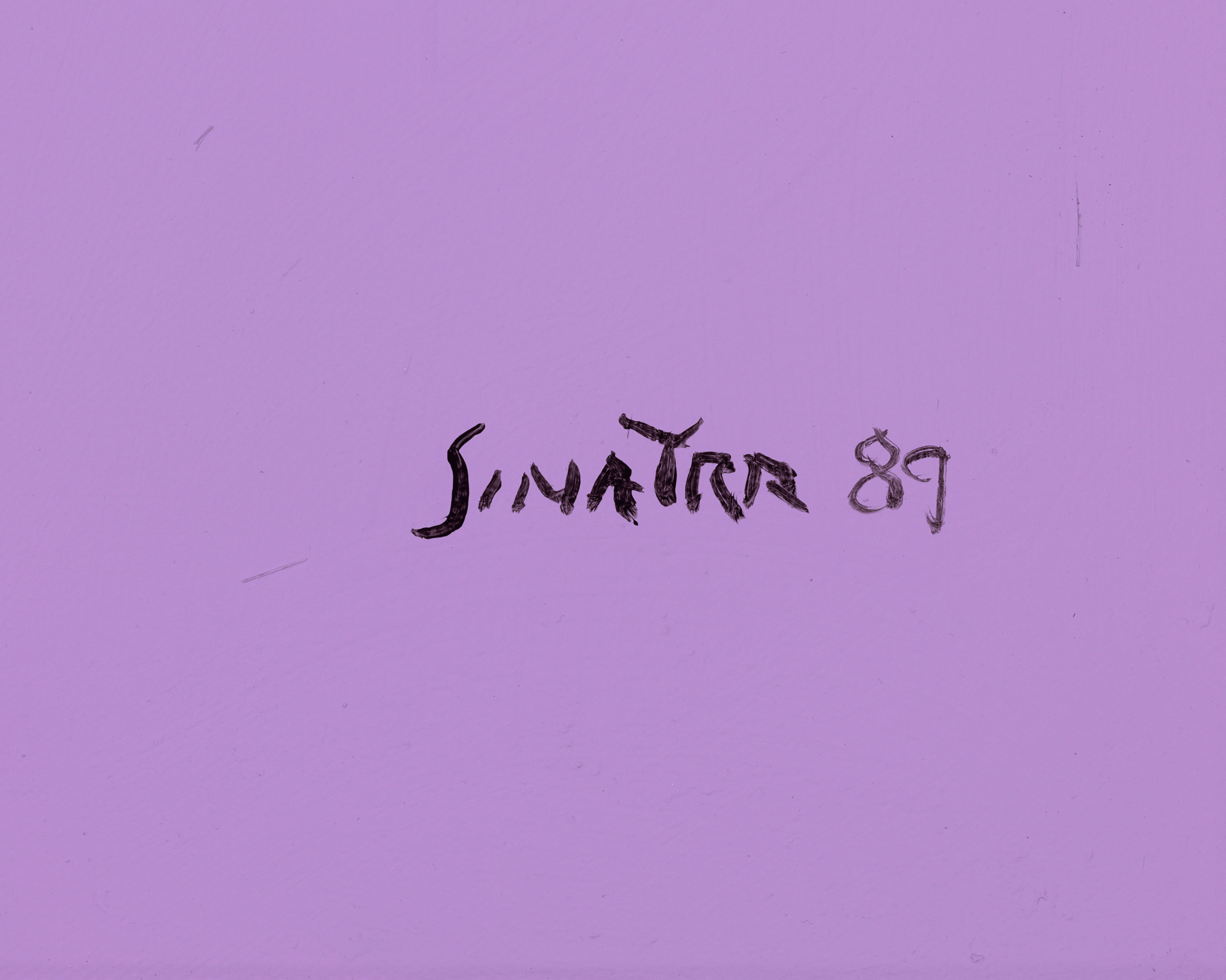 Purple Abstract by Frank Sinatra