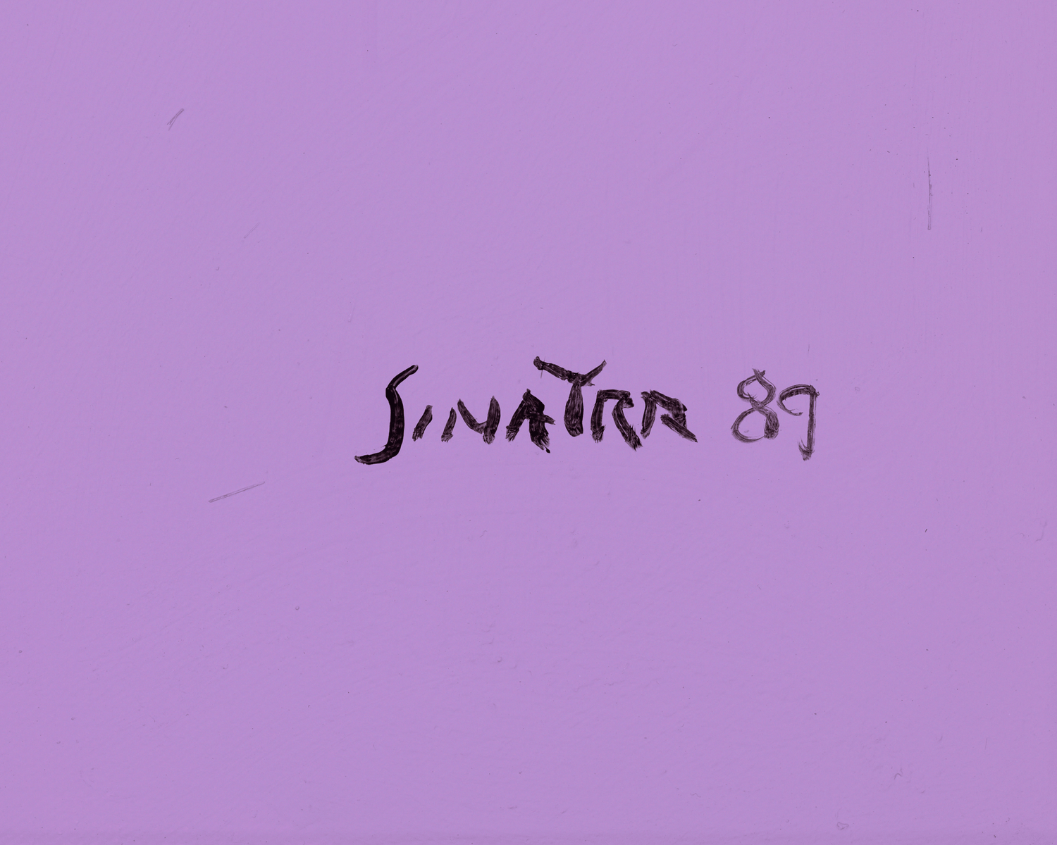 Purple Abstract by Frank Sinatra