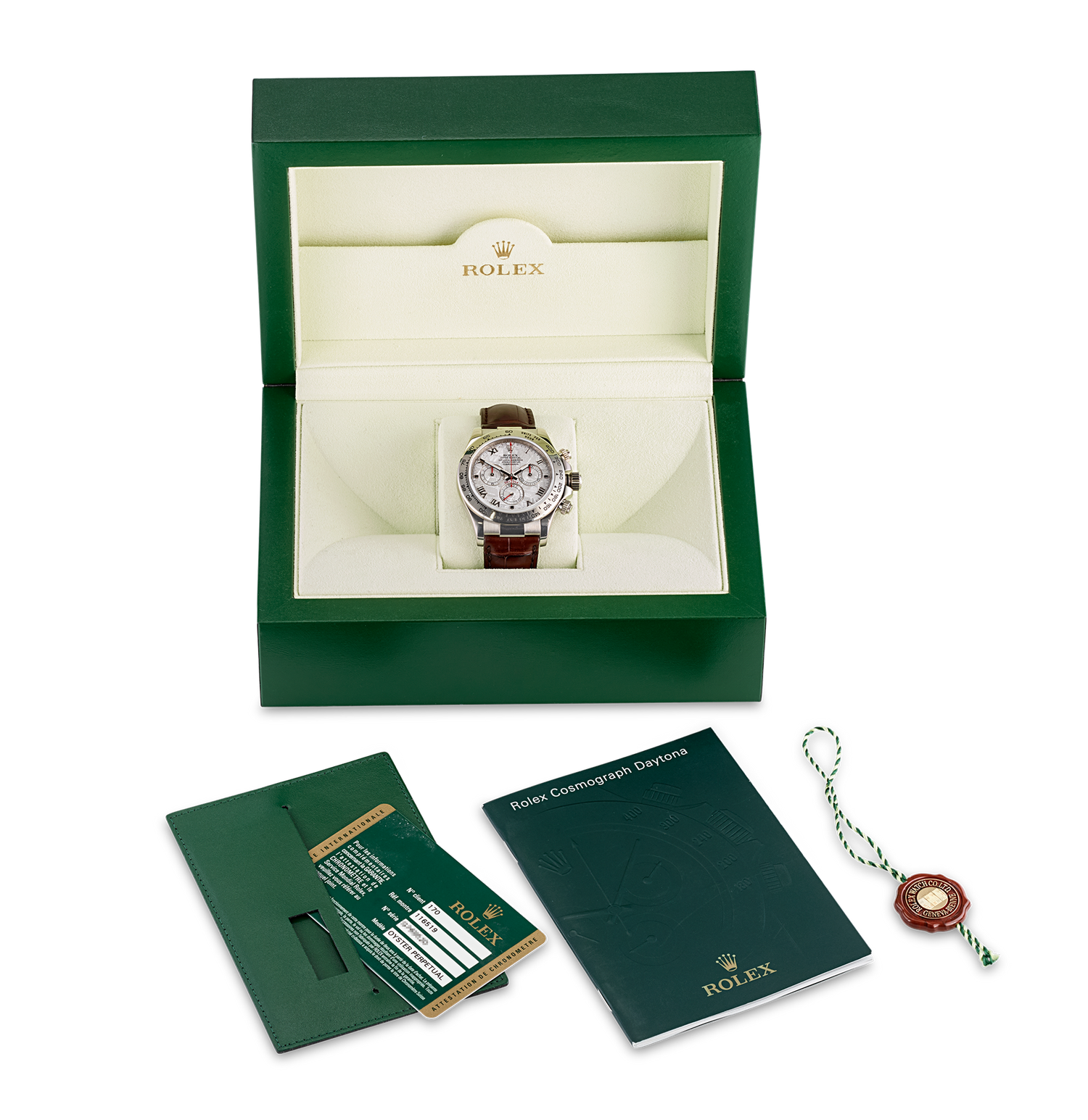 Rolex White Gold Cosmograph Daytona Watch with Meteorite Dial