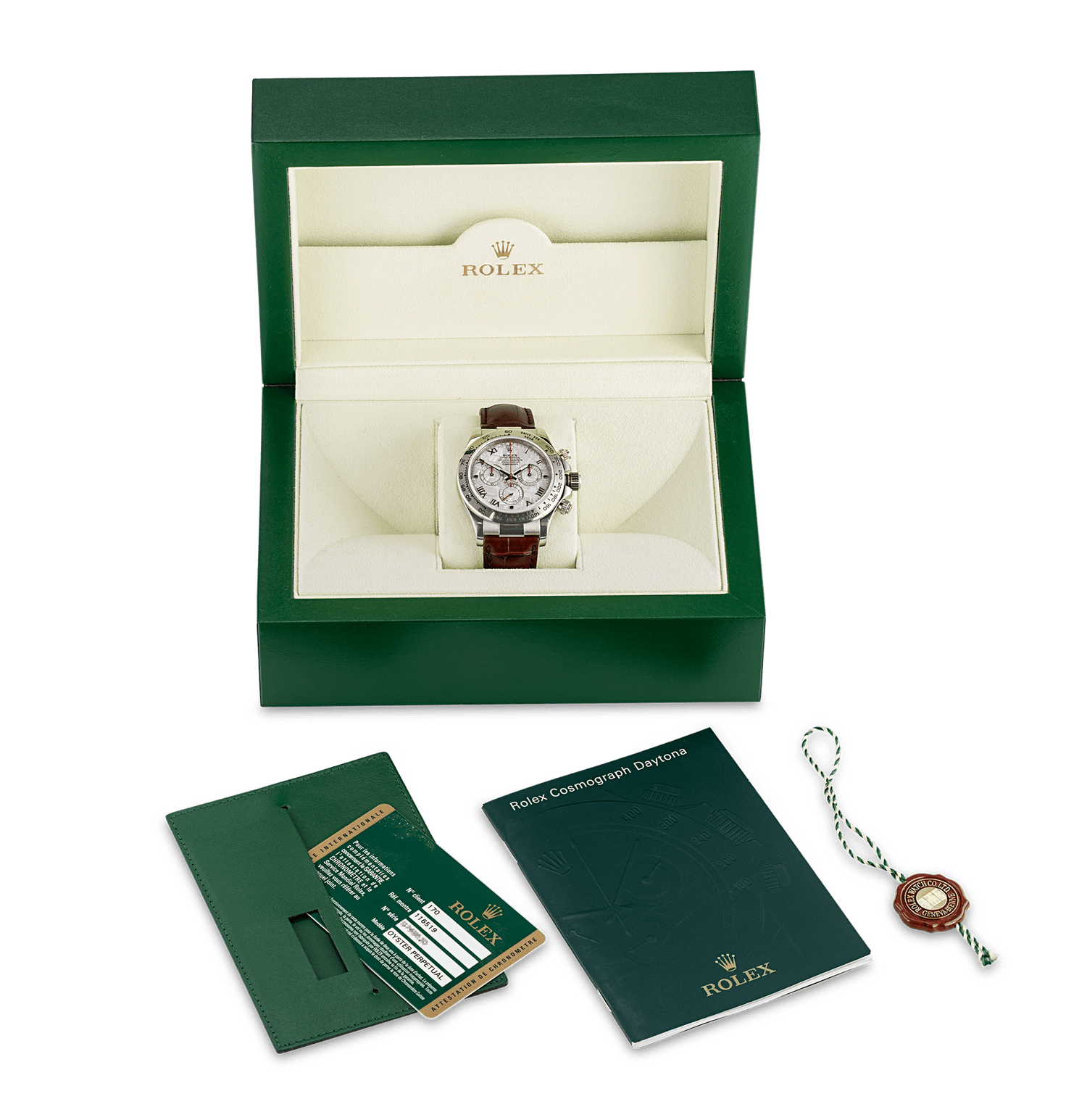 Rolex White Gold Cosmograph Daytona Watch with Meteorite Dial