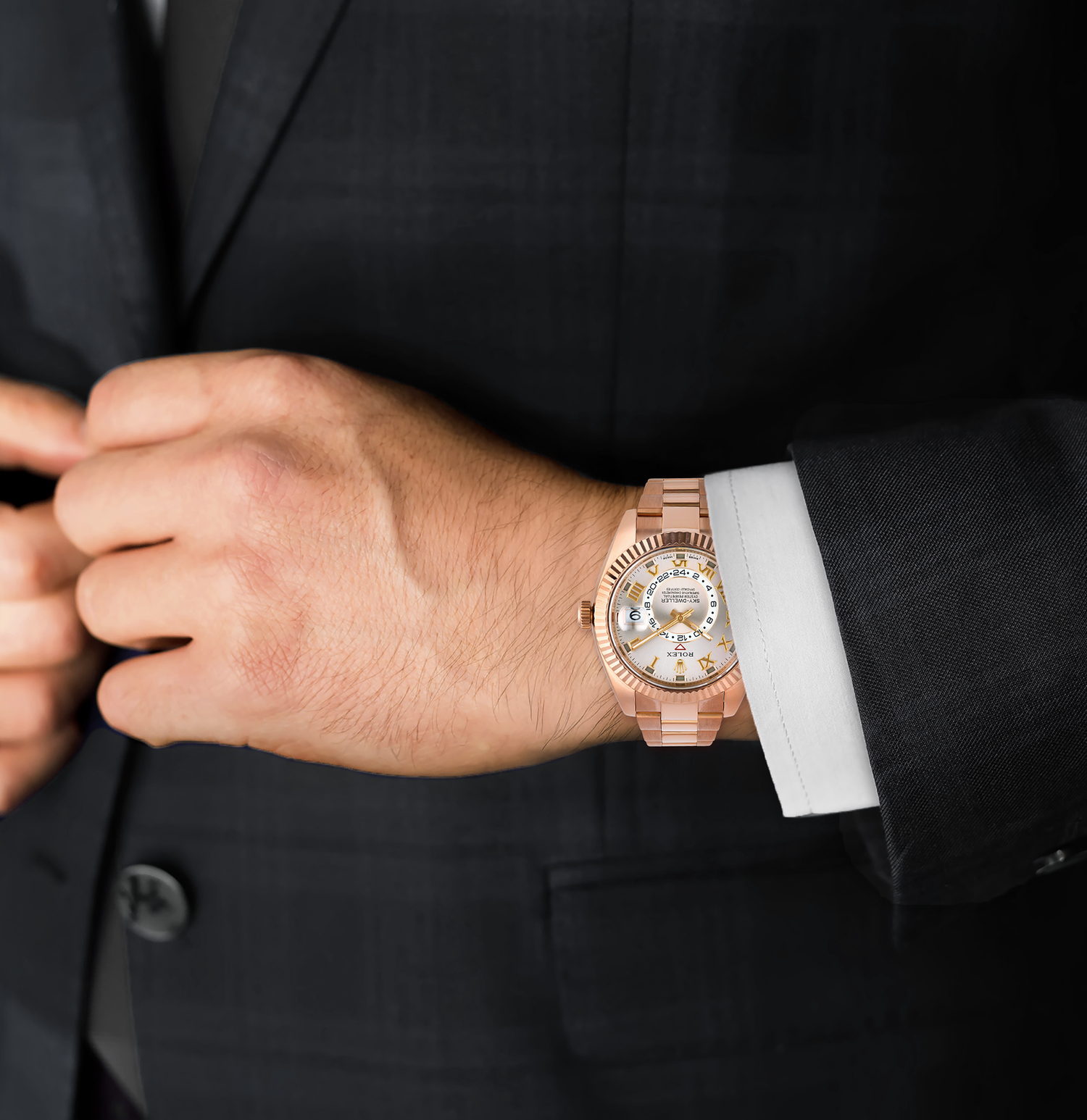 Rolex Sky-Dweller Everose Gold Watch