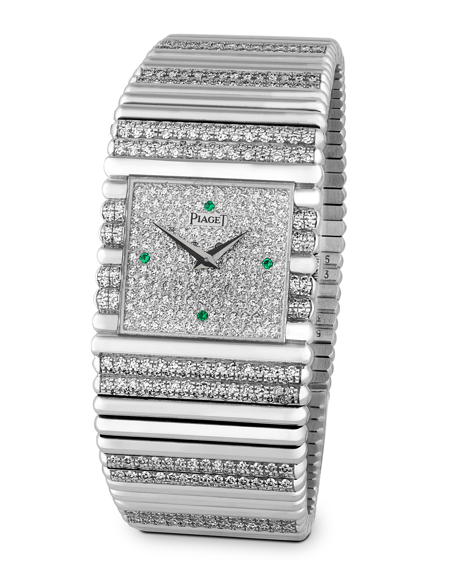 Piaget Emperador White Gold and Diamond Watch