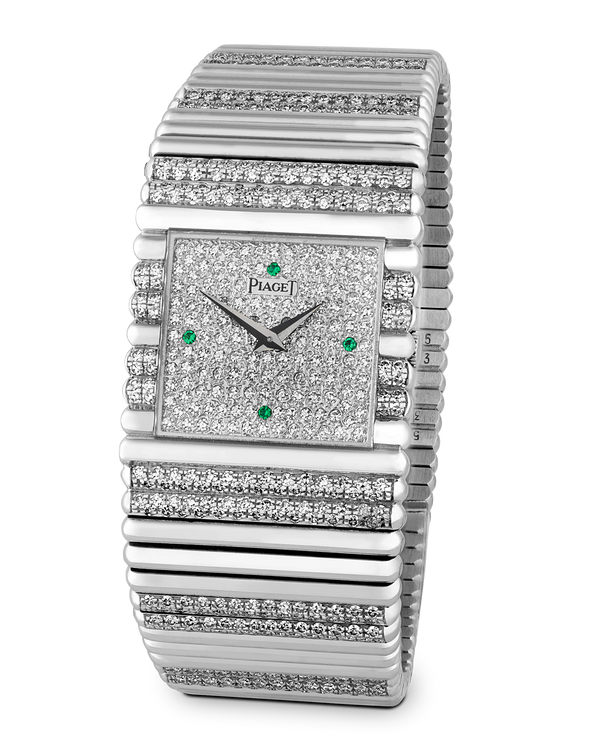 Piaget Emperador White Gold and Diamond Watch
