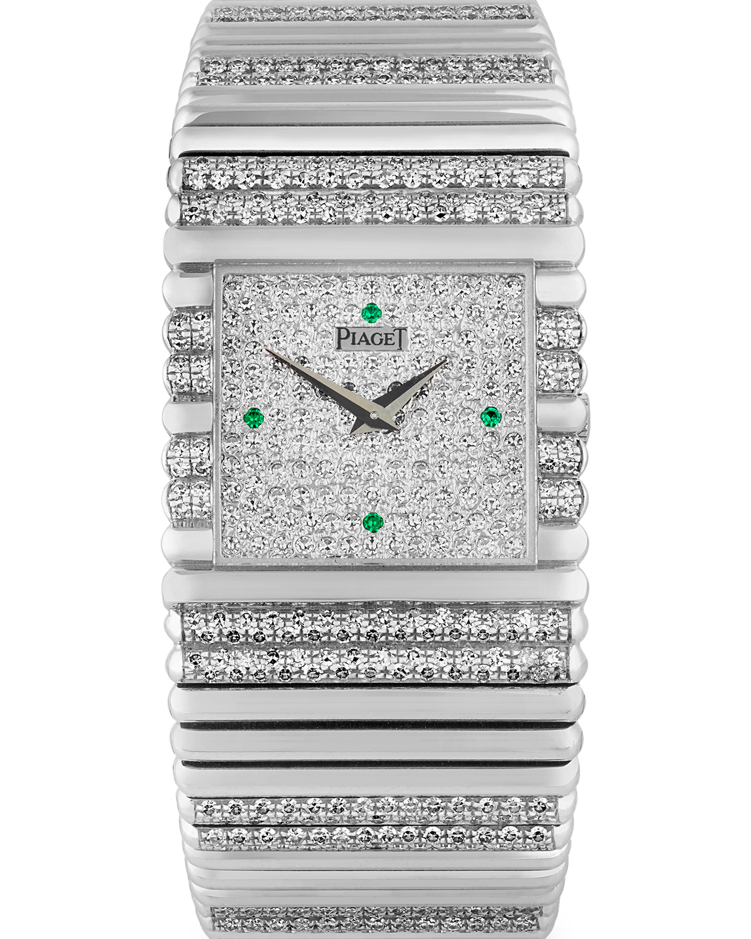 Piaget Emperador White Gold and Diamond Watch