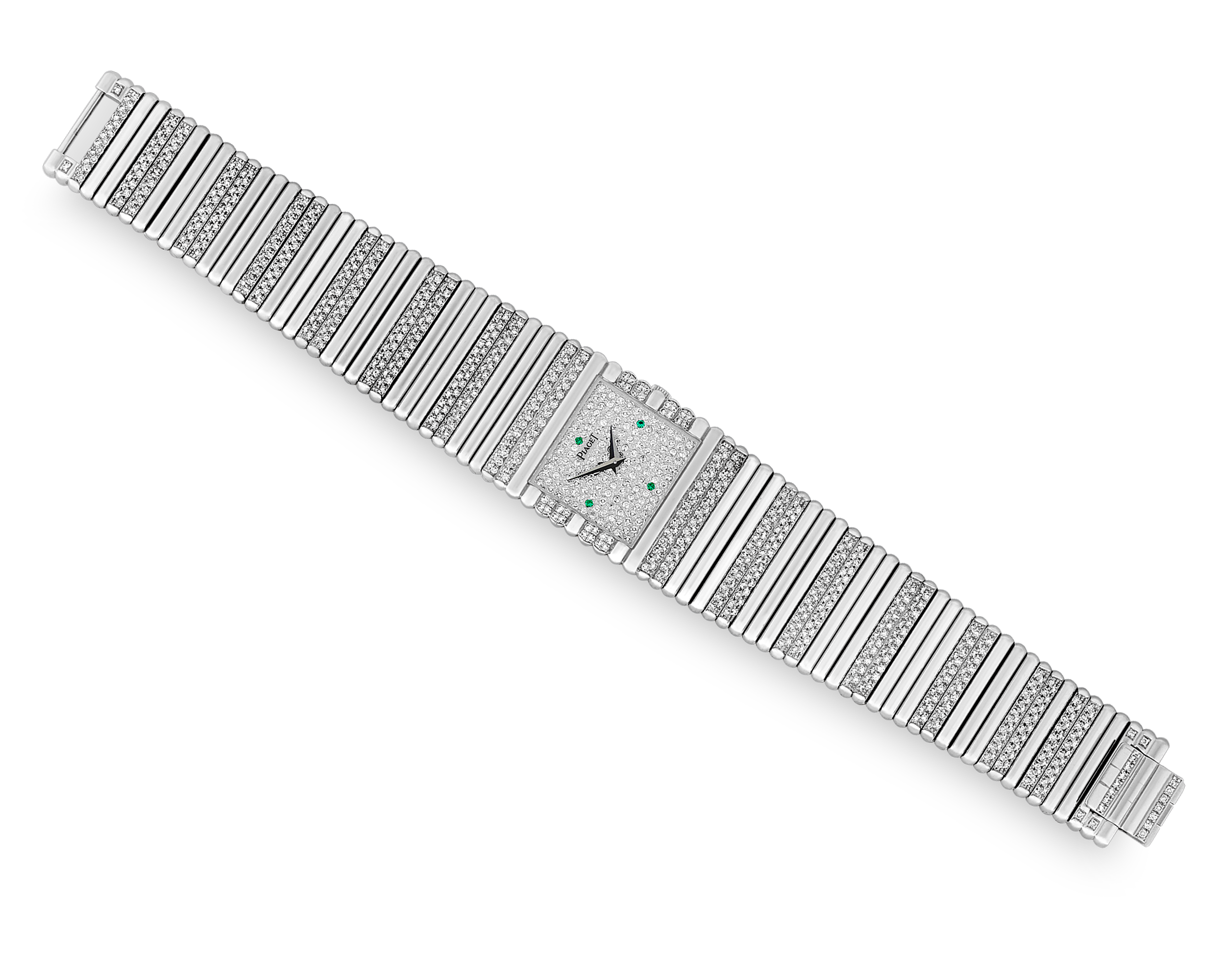 Piaget Emperador White Gold and Diamond Watch