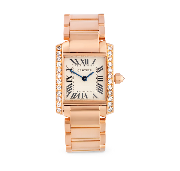 Cartier Tank Française Rose Gold Watch