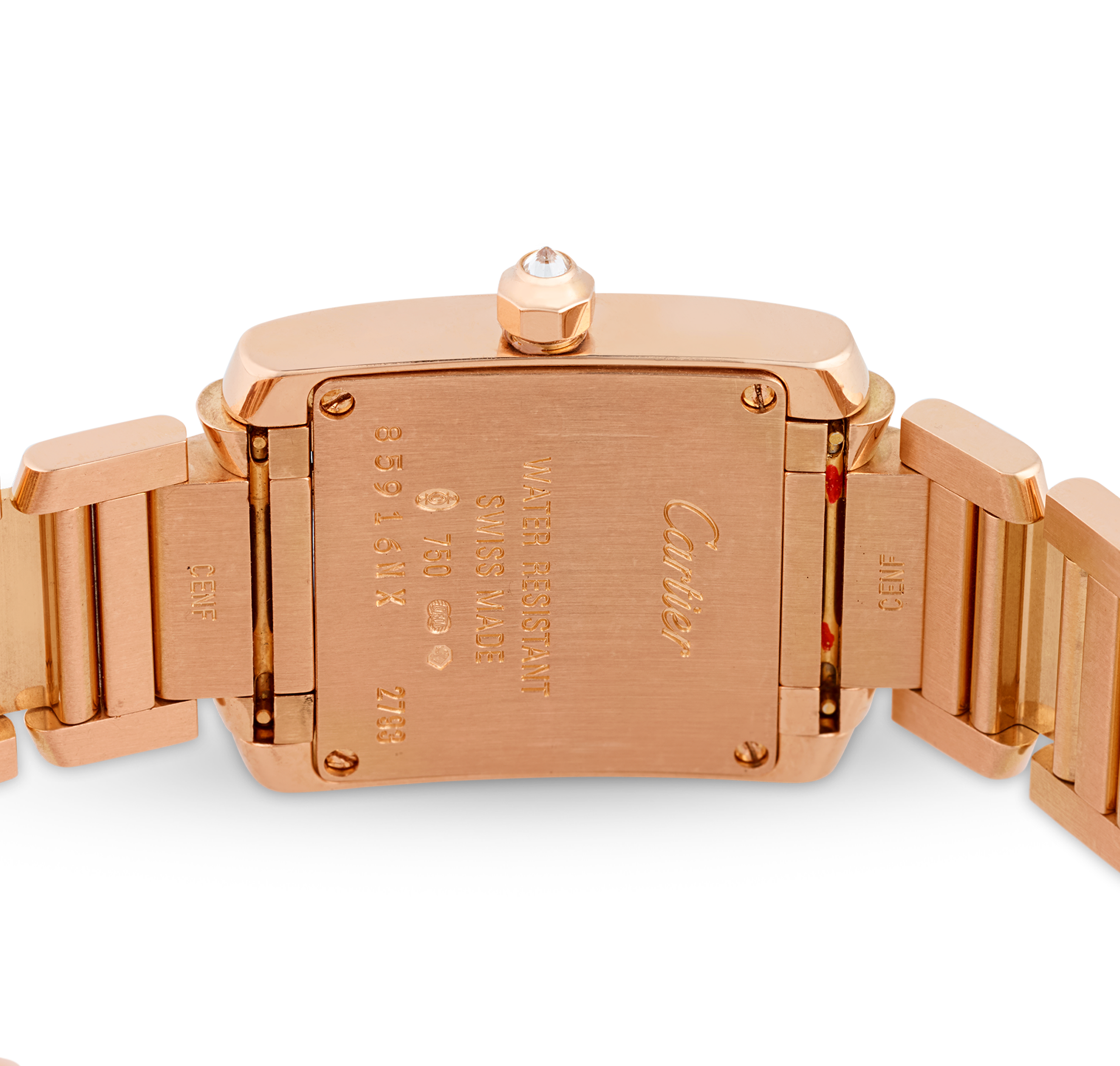 Cartier Tank Française Rose Gold Watch