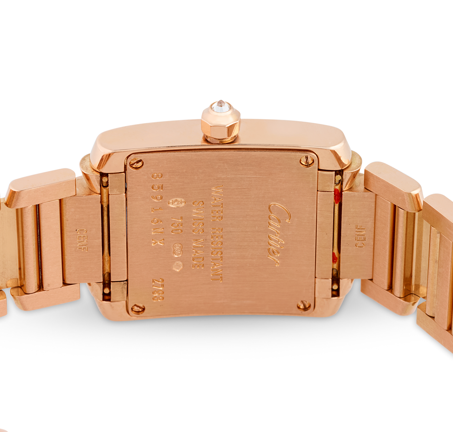 Cartier Tank Française Rose Gold Watch