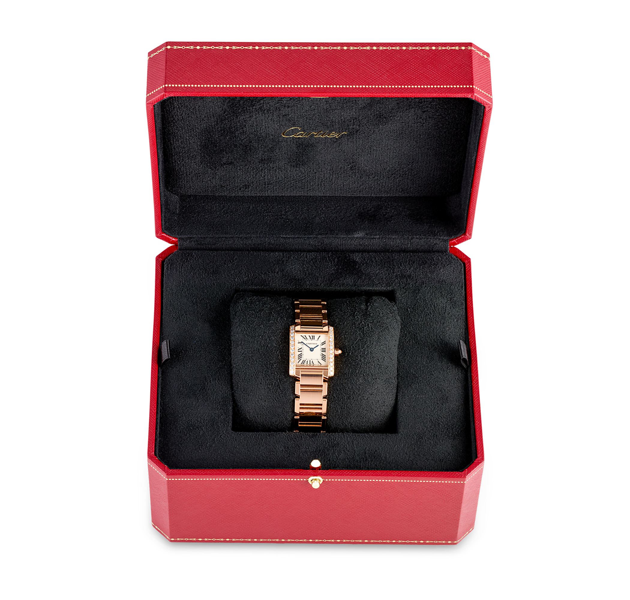 Cartier Tank Française Rose Gold Watch