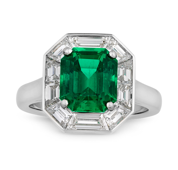 Oscar Heyman Colombian Emerald Ring, 2.60 Carats