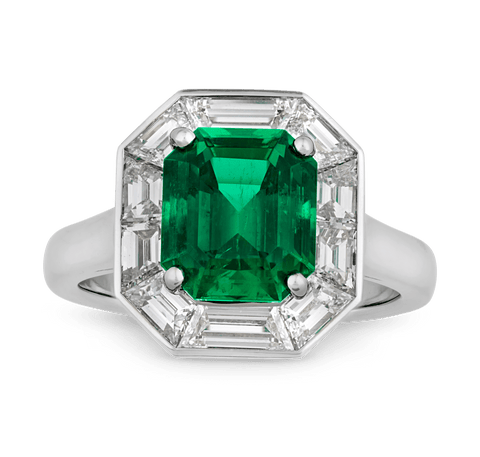 Oscar Heyman Colombian Emerald Ring, 2.60 Carats