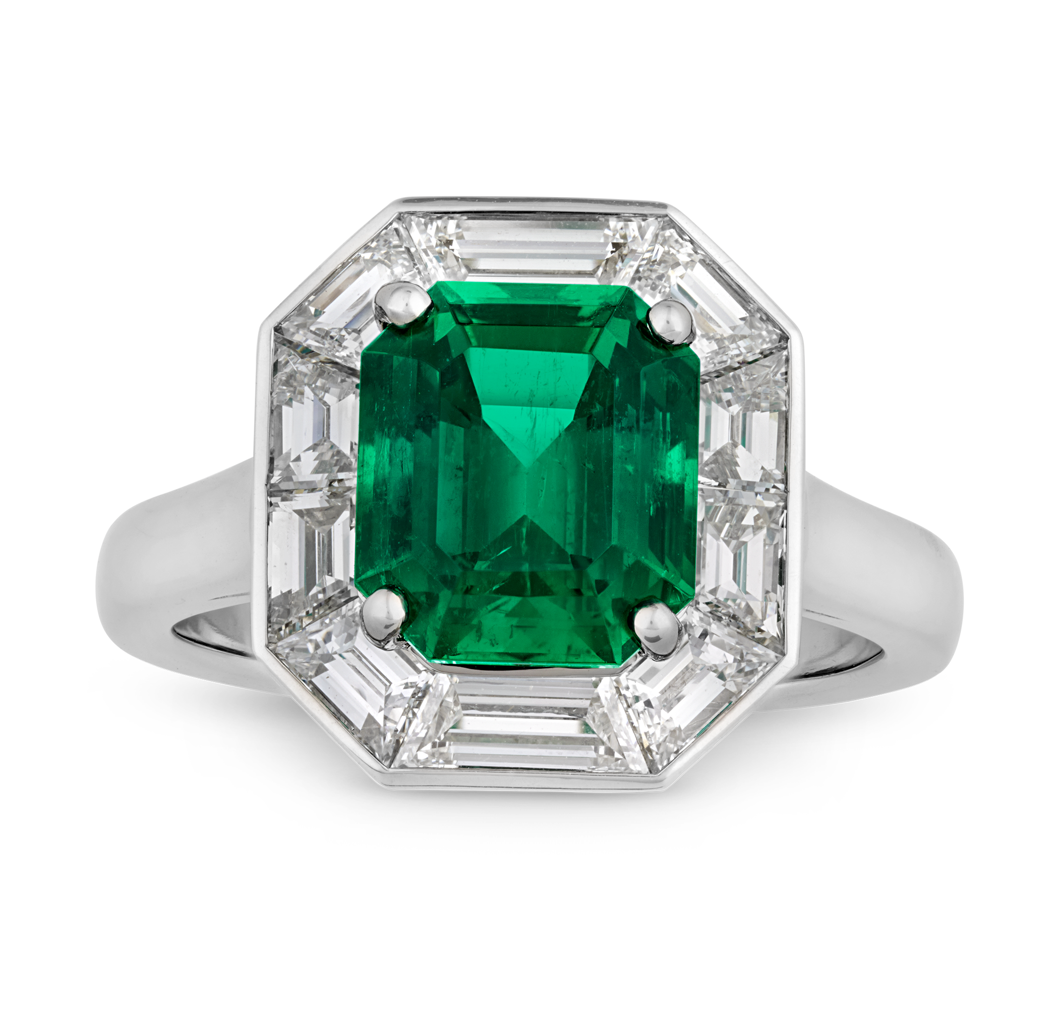 Oscar Heyman Colombian Emerald Ring, 2.60 Carats