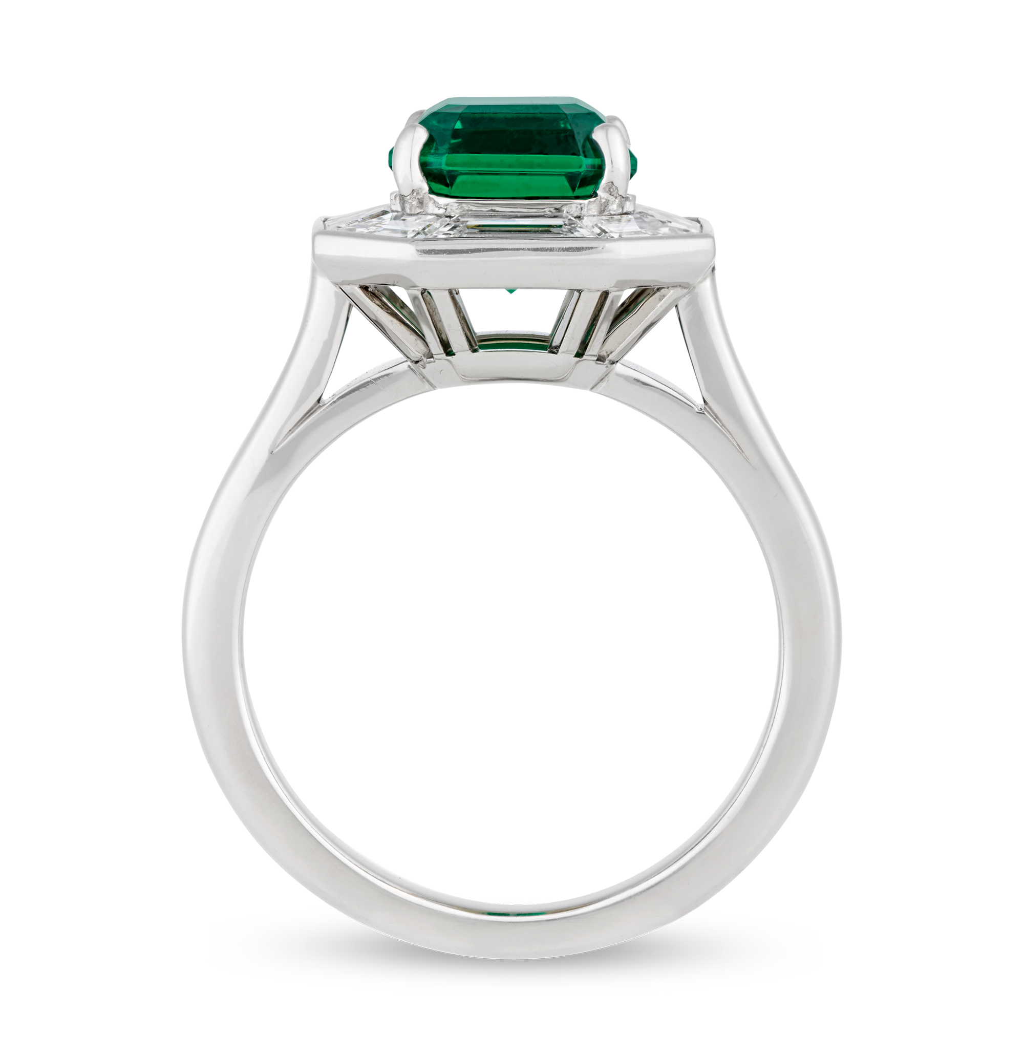 Oscar Heyman Colombian Emerald Ring, 2.60 Carats