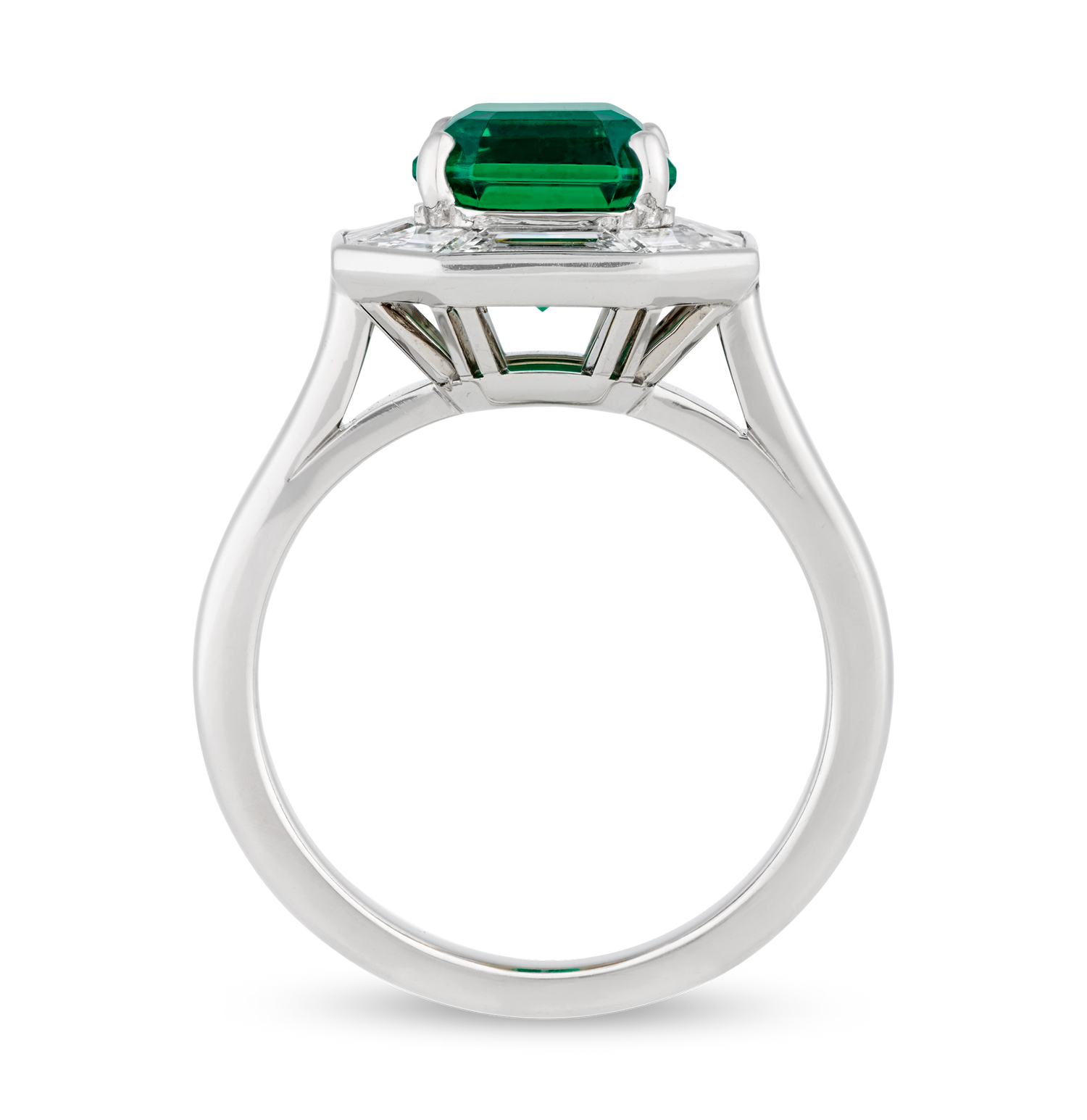 Oscar Heyman Colombian Emerald Ring, 2.60 Carats
