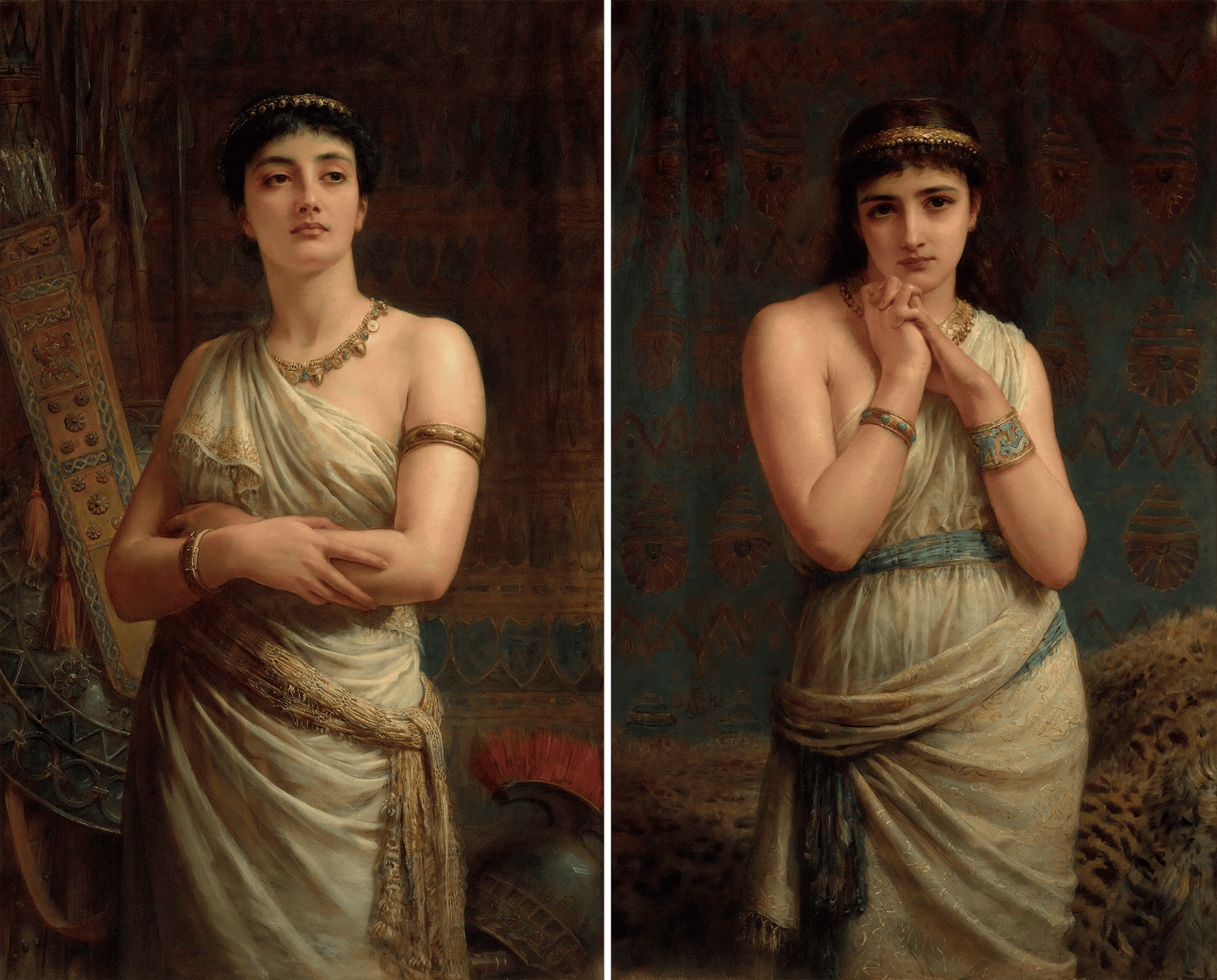 Merab and Michal by Edwin Longsden Long