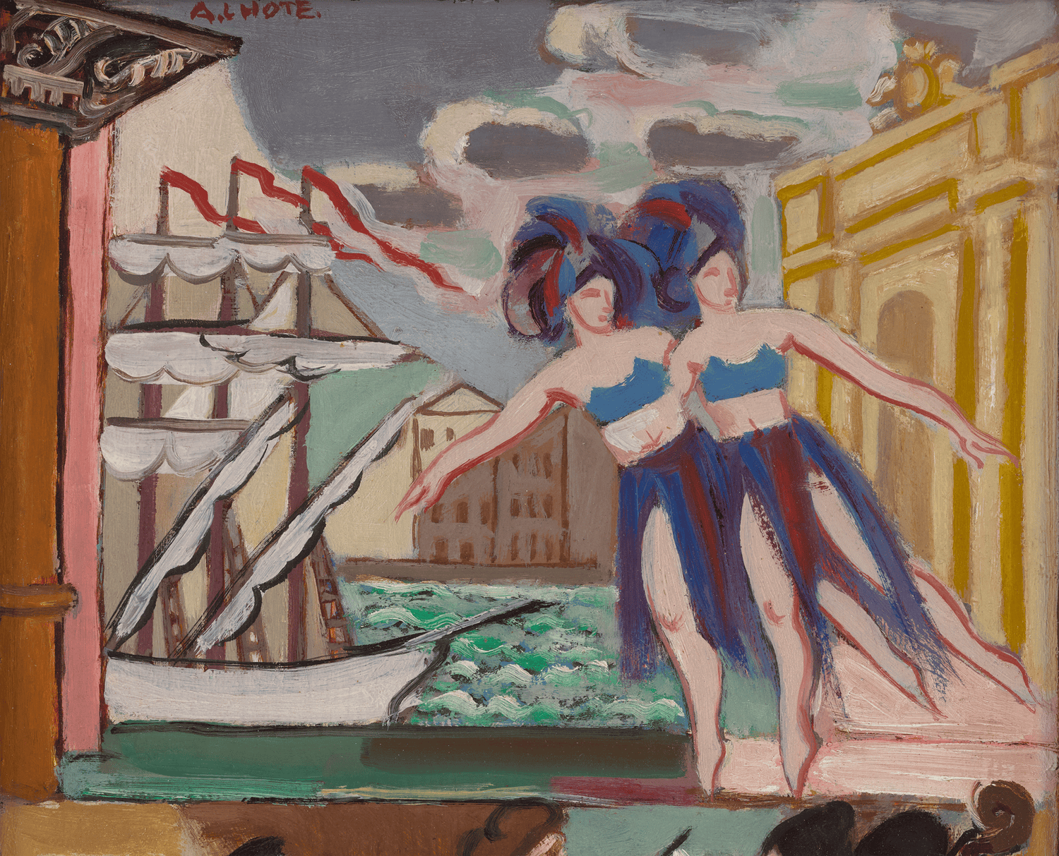Étude pour Les Sœurs Dolly by André Lhote