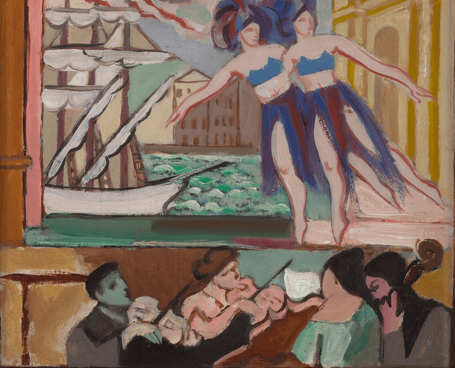 Étude pour Les Sœurs Dolly by André Lhote