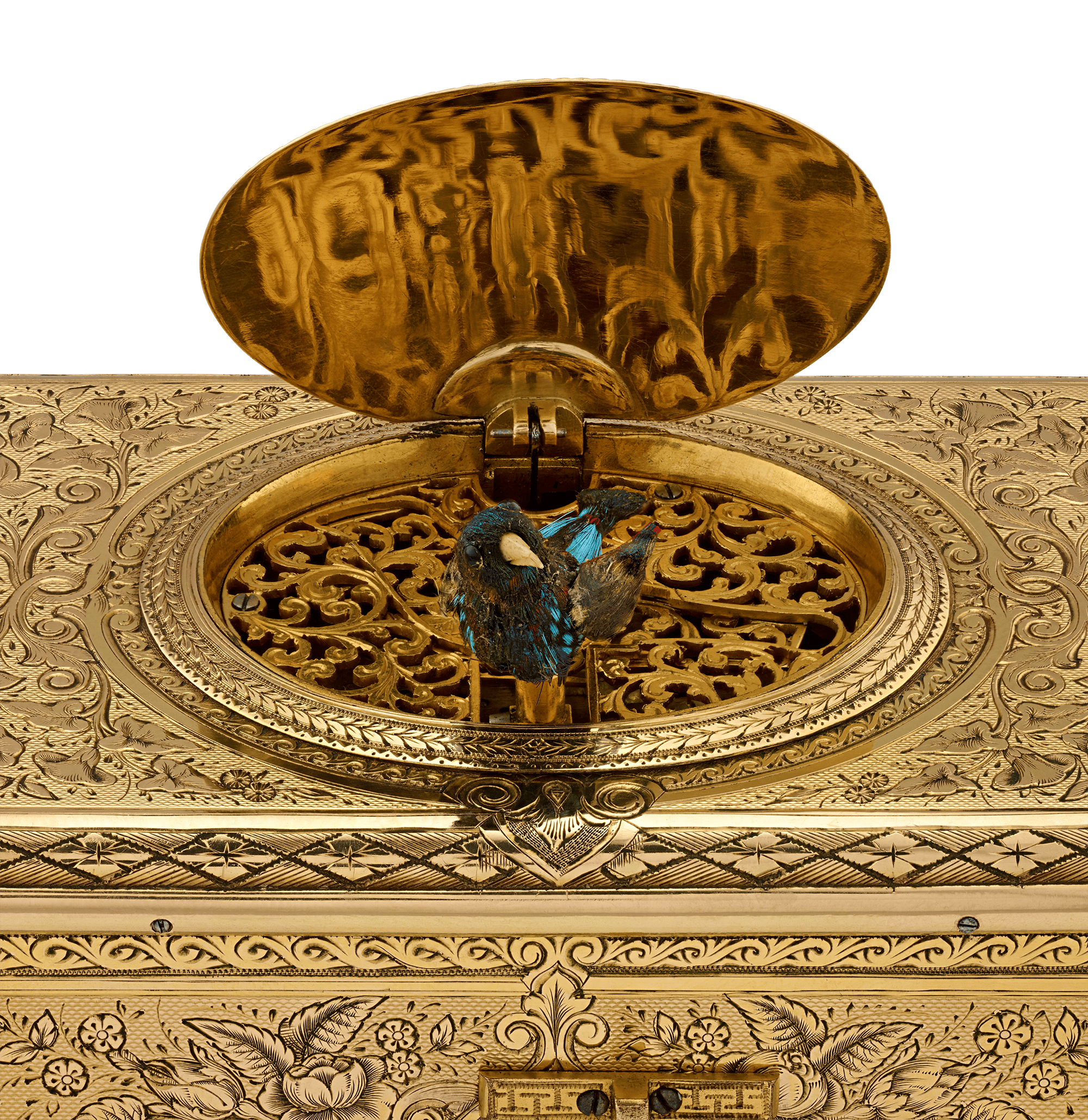 Gold Bird Box by Charles Bruguier
