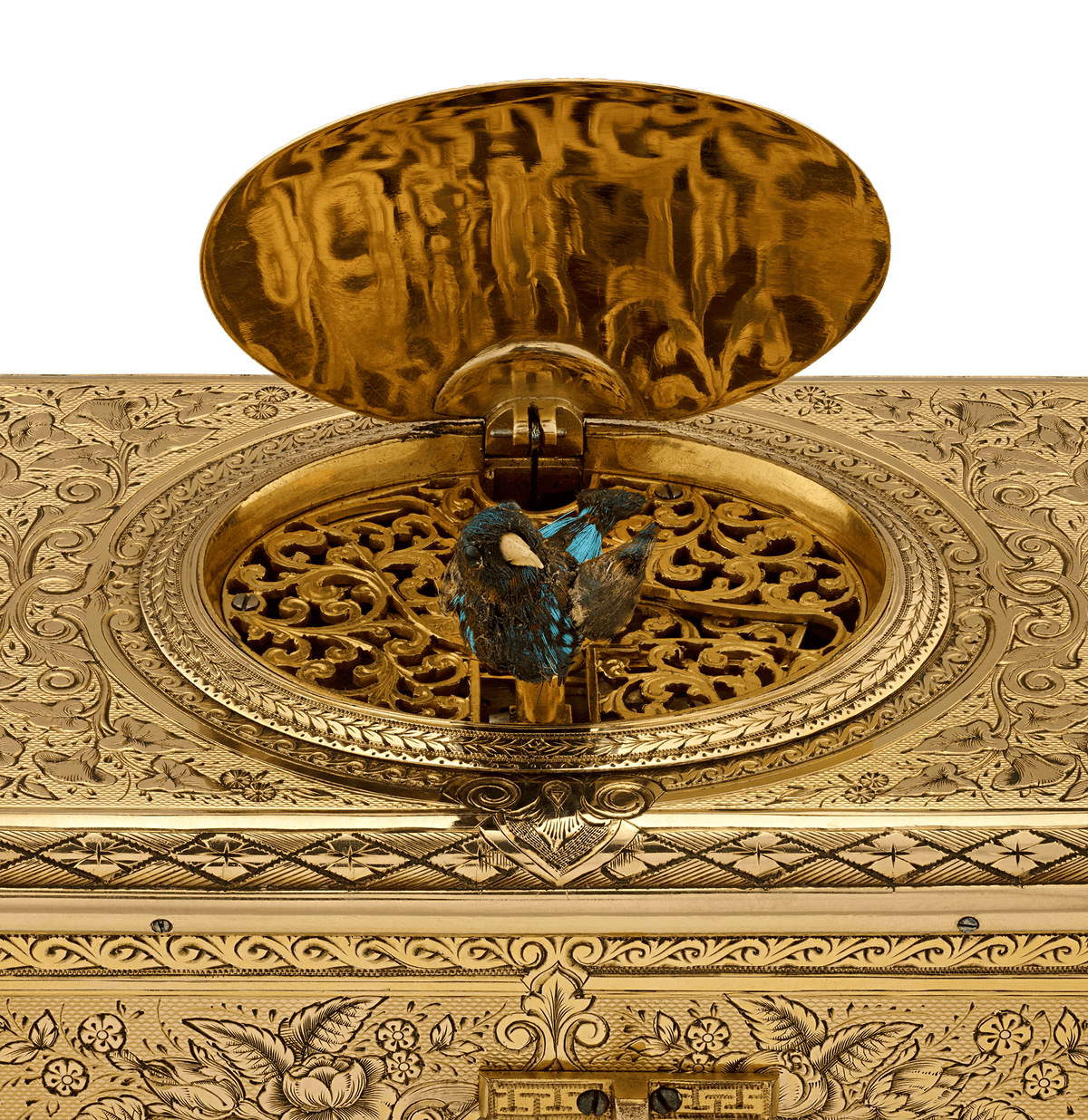 Gold Bird Box by Charles Bruguier