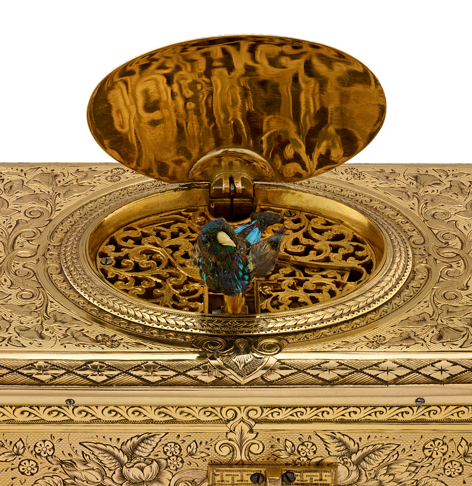 Gold Bird Box by Charles Bruguier