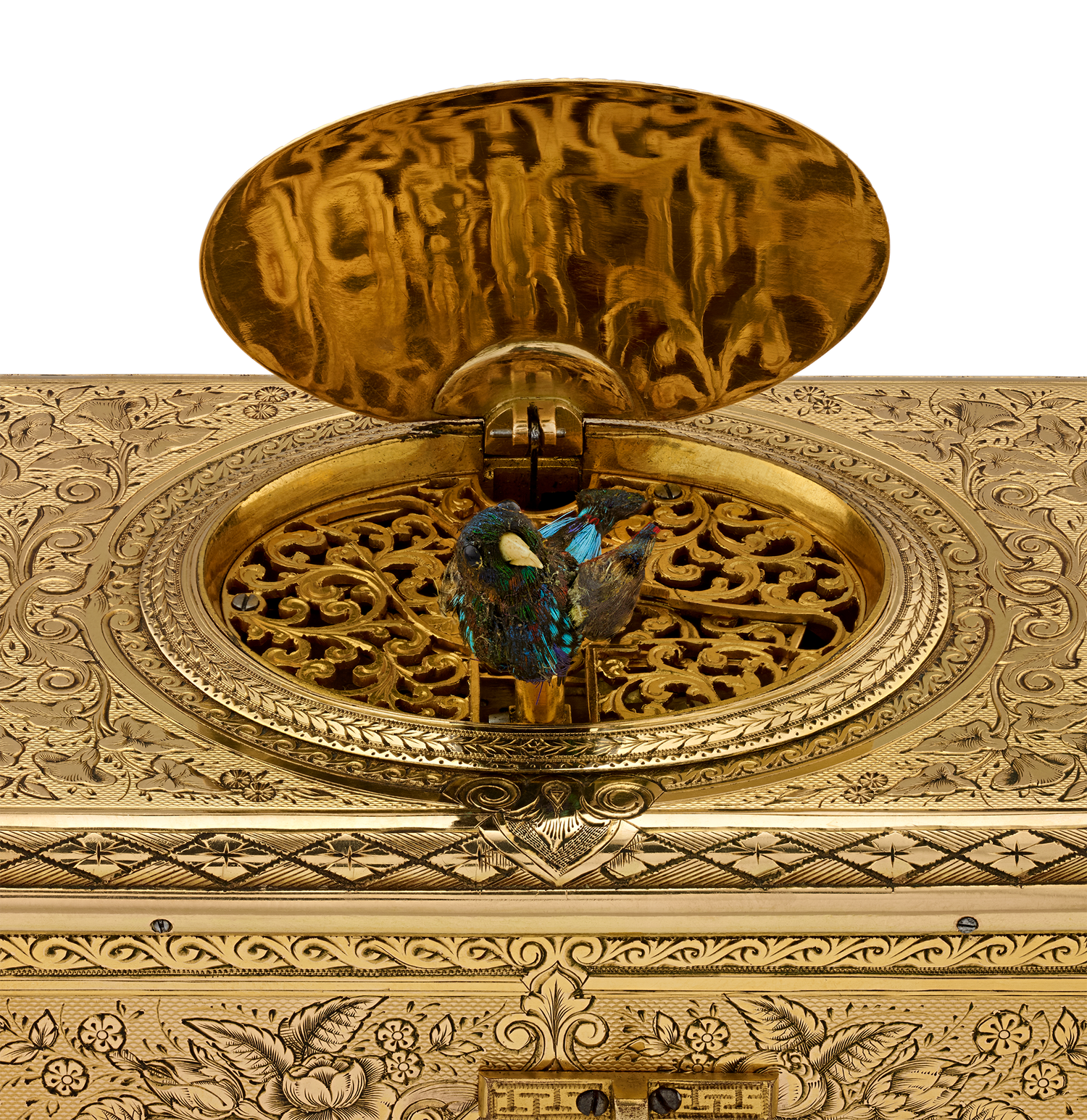 Gold Bird Box by Charles Bruguier