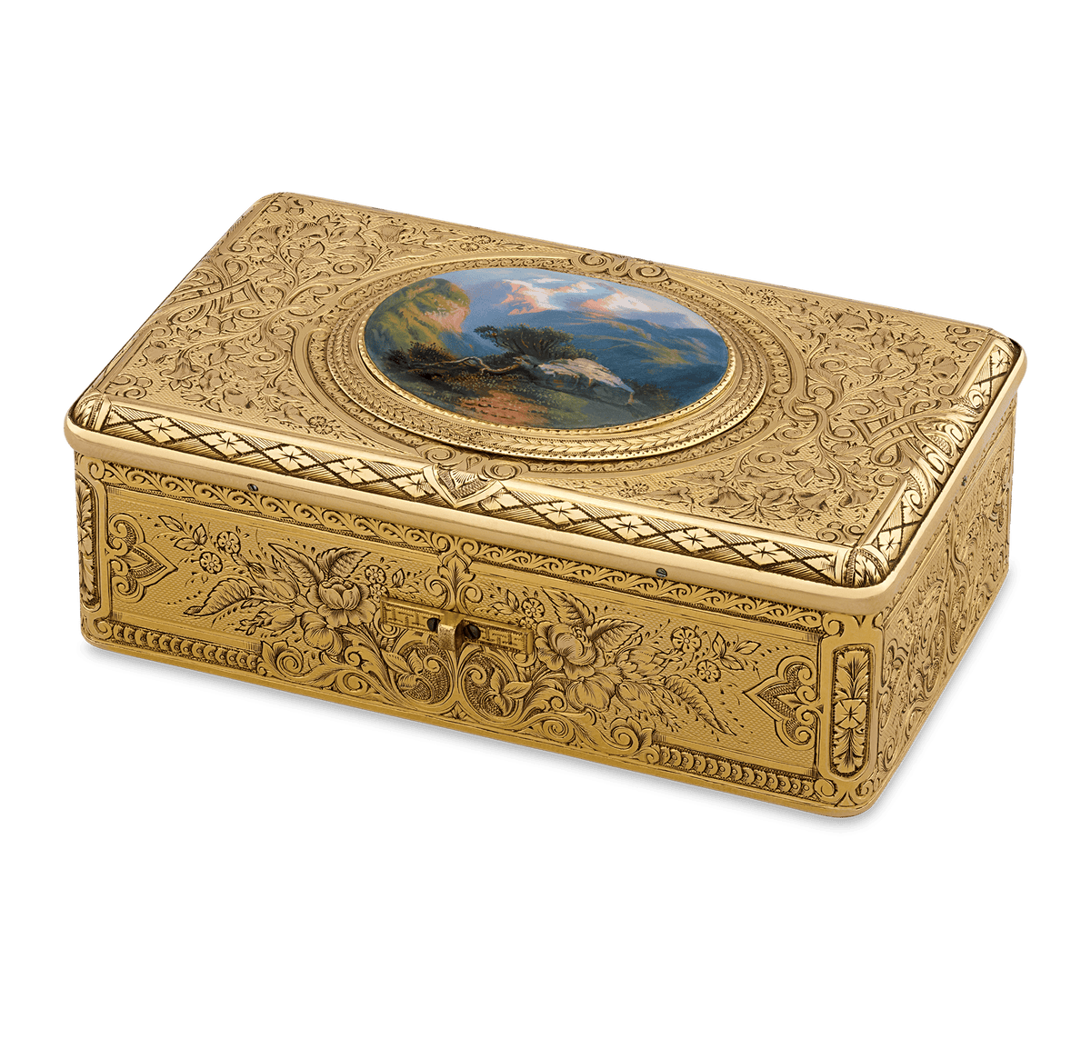 Gold Bird Box by Charles Bruguier