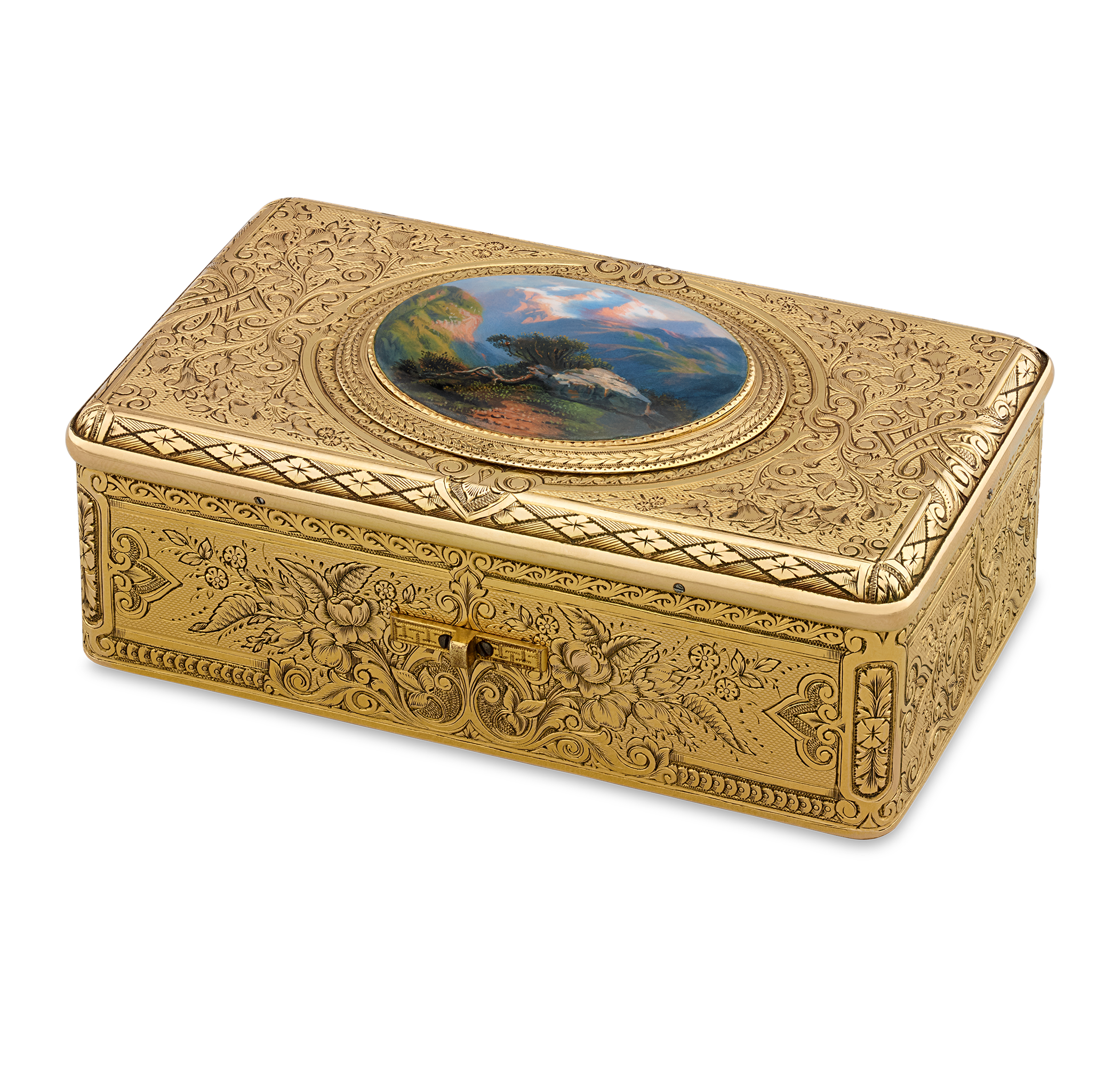 Gold Bird Box by Charles Bruguier