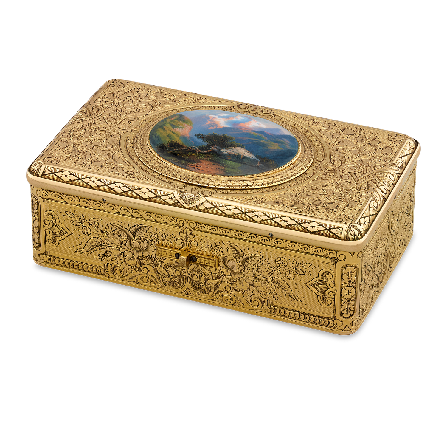 Gold Bird Box by Charles Bruguier